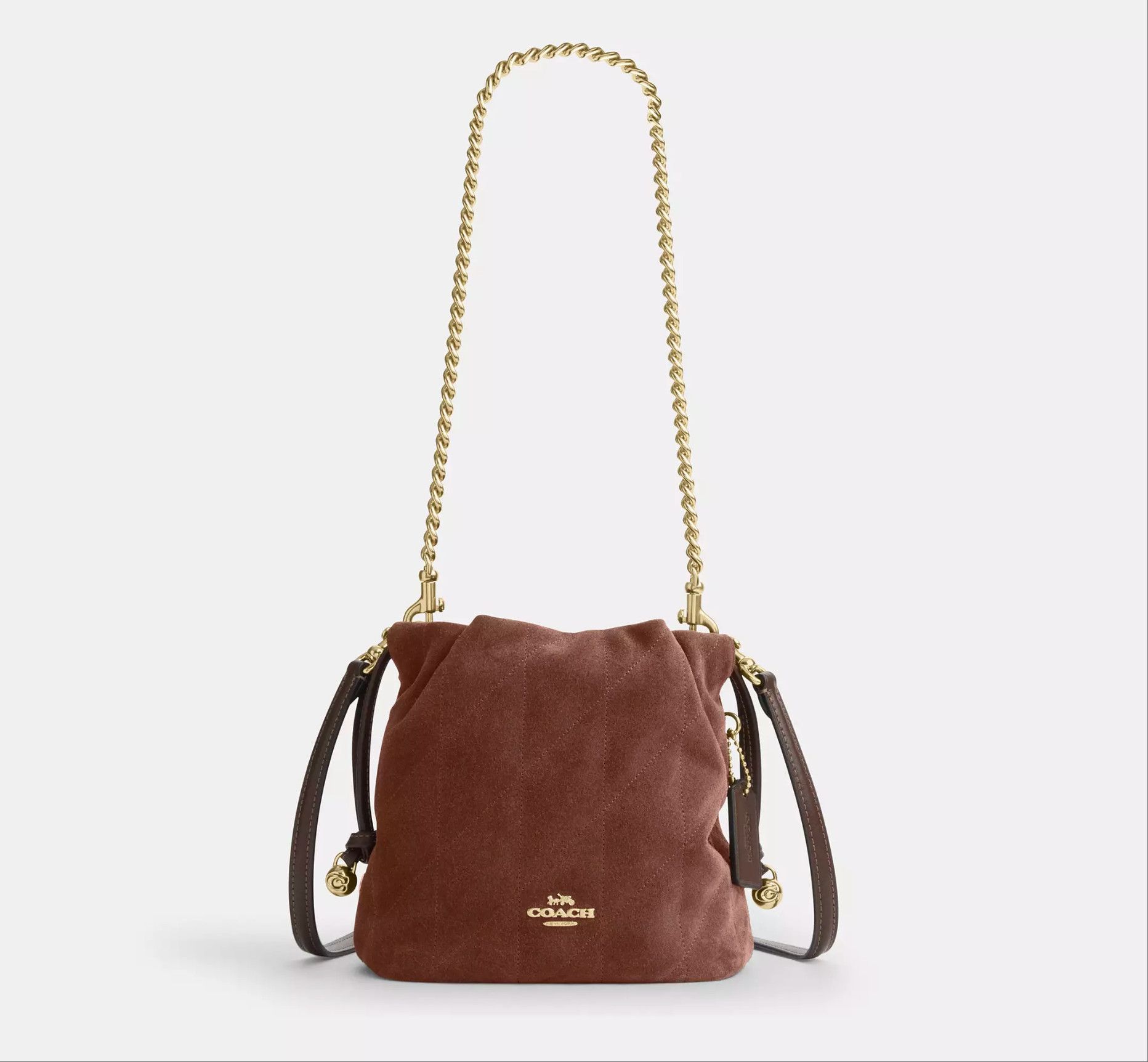 Coach Faye Mini Drawstring Bag With Quilting CDC42 Size ONE SIZE - 7 Thumbnail