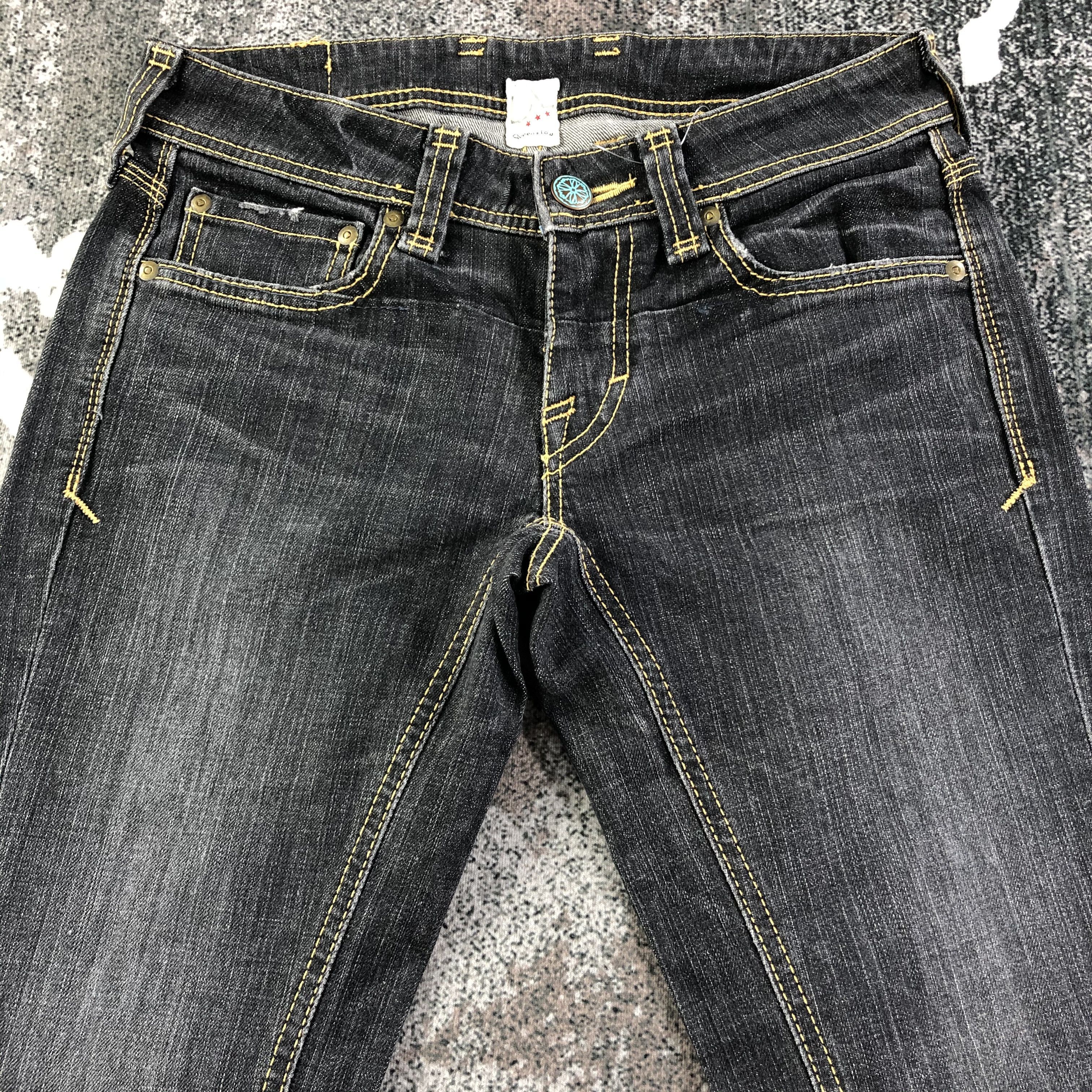 Japanese Brand Japanese Brand Ser.3 Denim Dark Wash Flare Jeans KJ1602 Size 29" - 3 Thumbnail