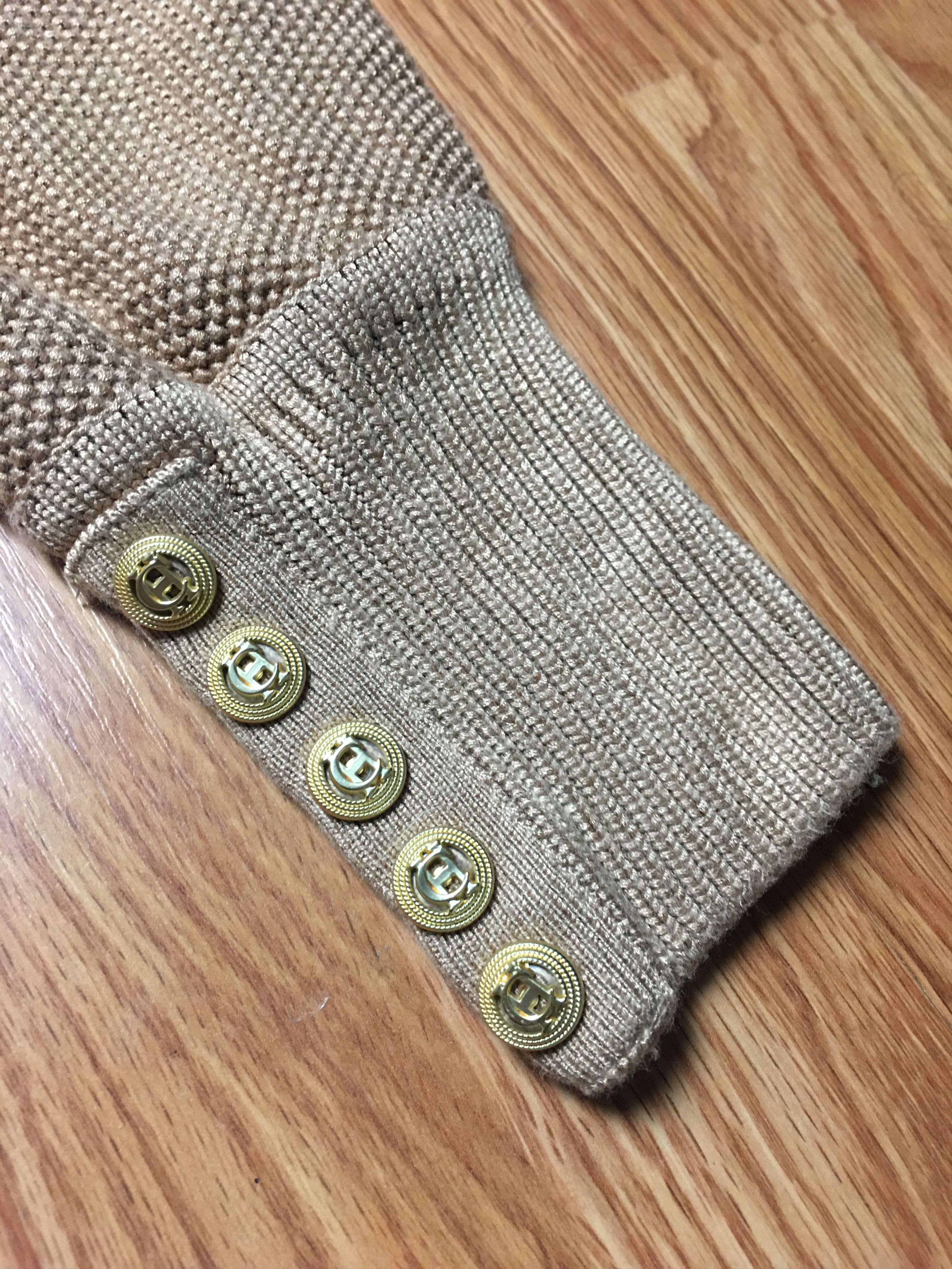 Cooper Holland Cooper Daisy Roll Neck Knit Camel Sweater Size S / US 4 / IT 40 - 9 Thumbnail