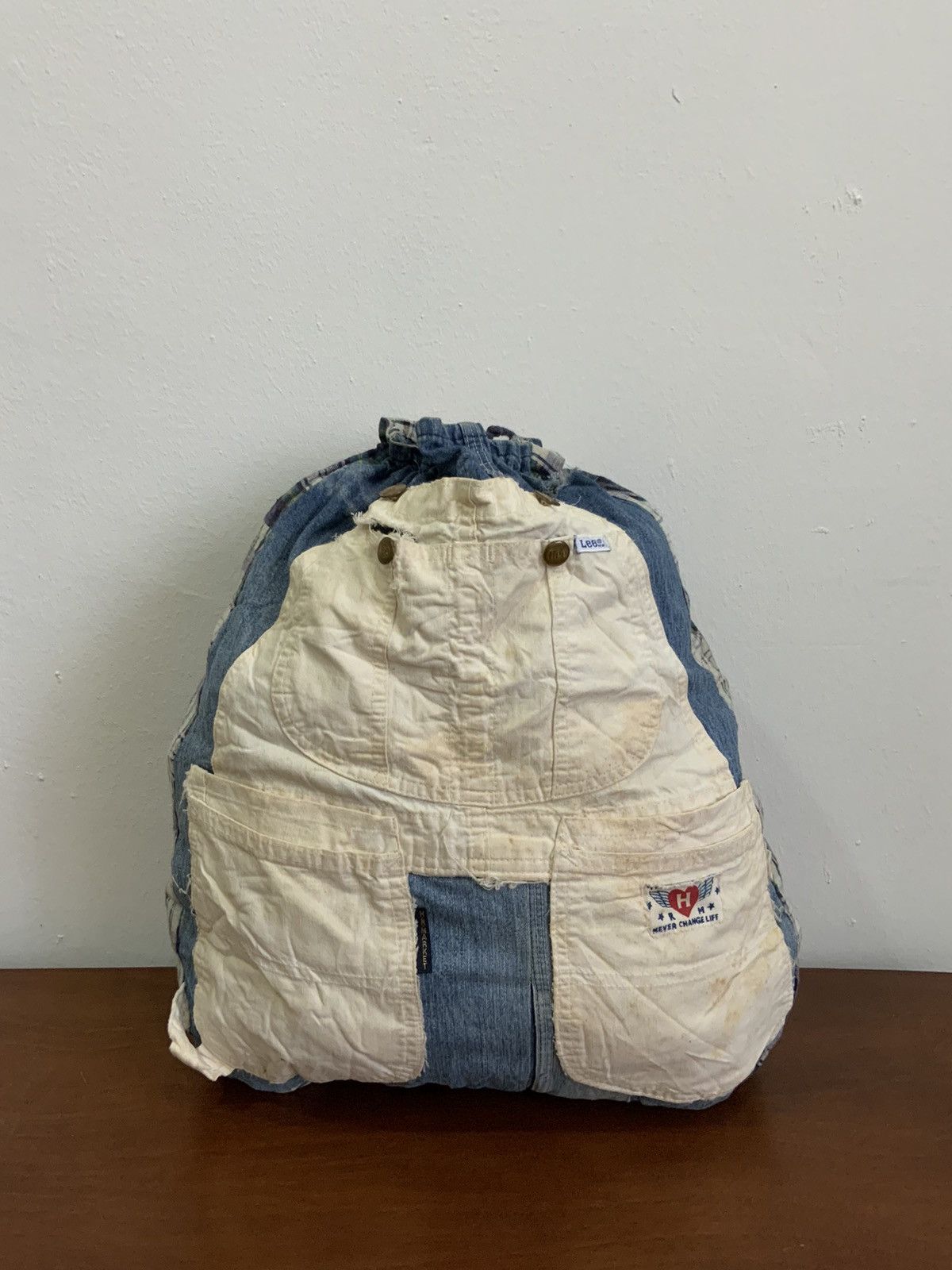 Lee Vintage Lee Patchwork Distressed Fade Backpack Size ONE SIZE - 1 Thumbnail