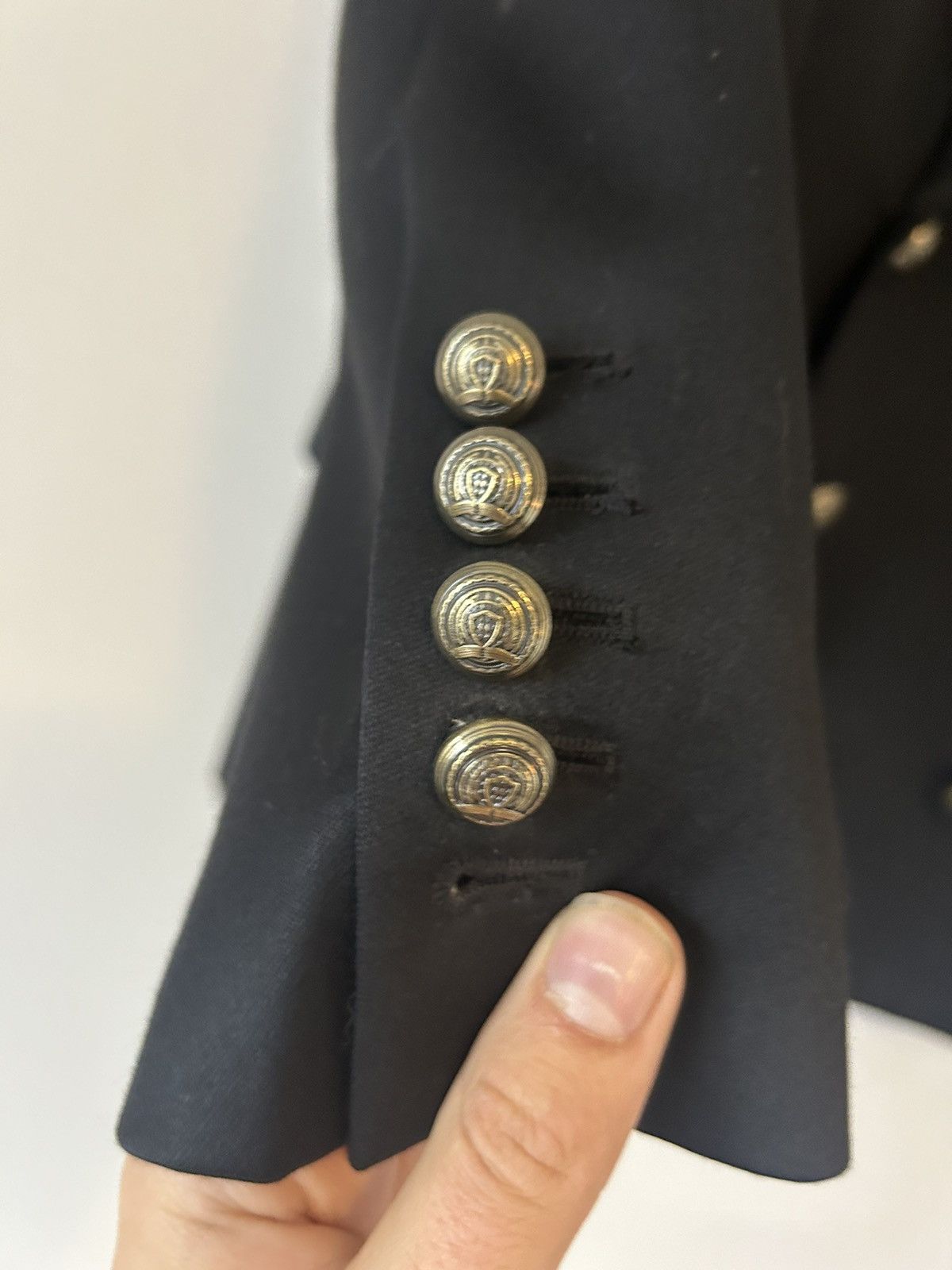 Balmain Balmain x H&M Double-Breasted Black Wool Blazer Size 50 Size US M / EU 48-50 / 2 - 5 Thumbnail
