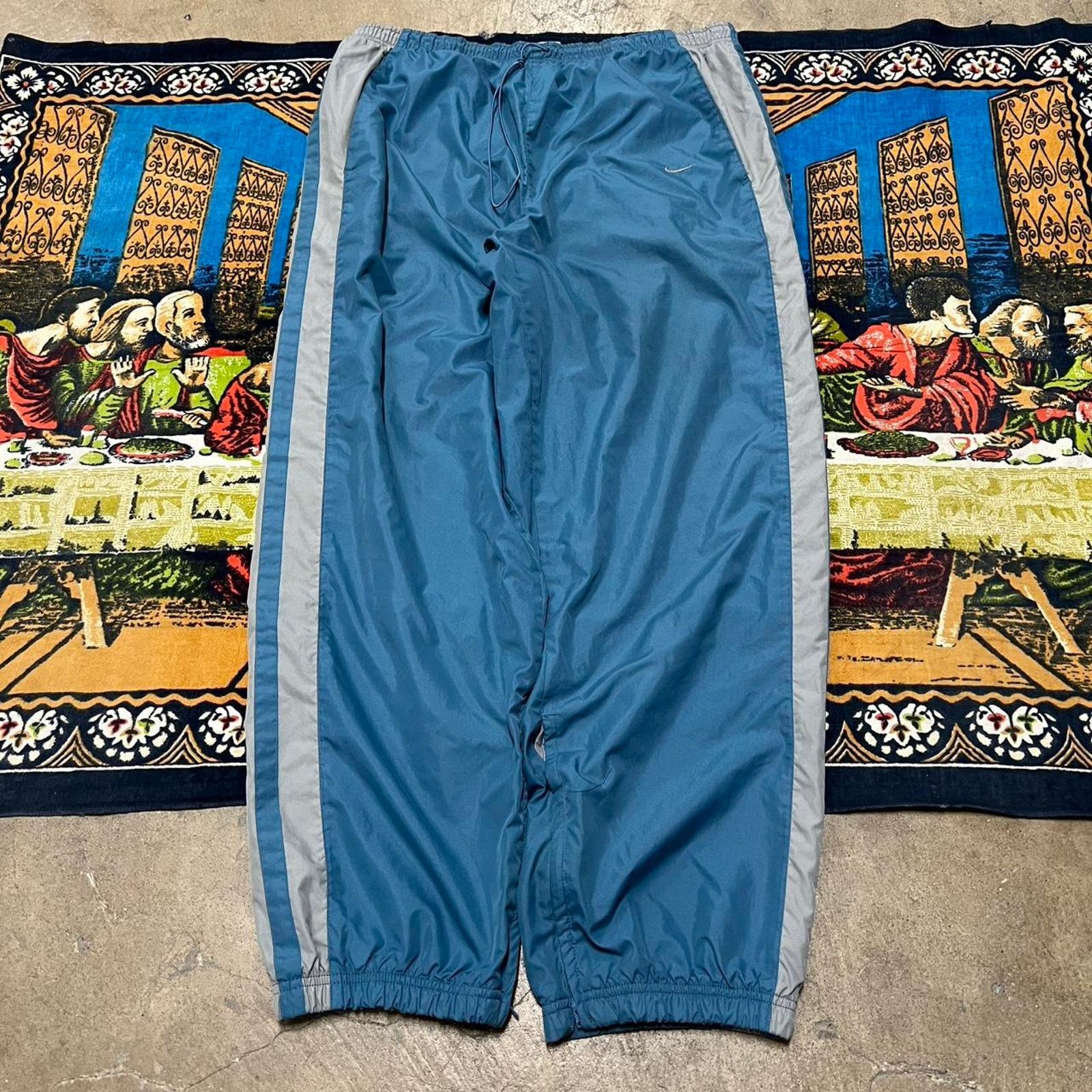 Nike Vintage Nike track pants size xl blue and grey baggy y2k Size US 26 / EU 42 - 5 Thumbnail