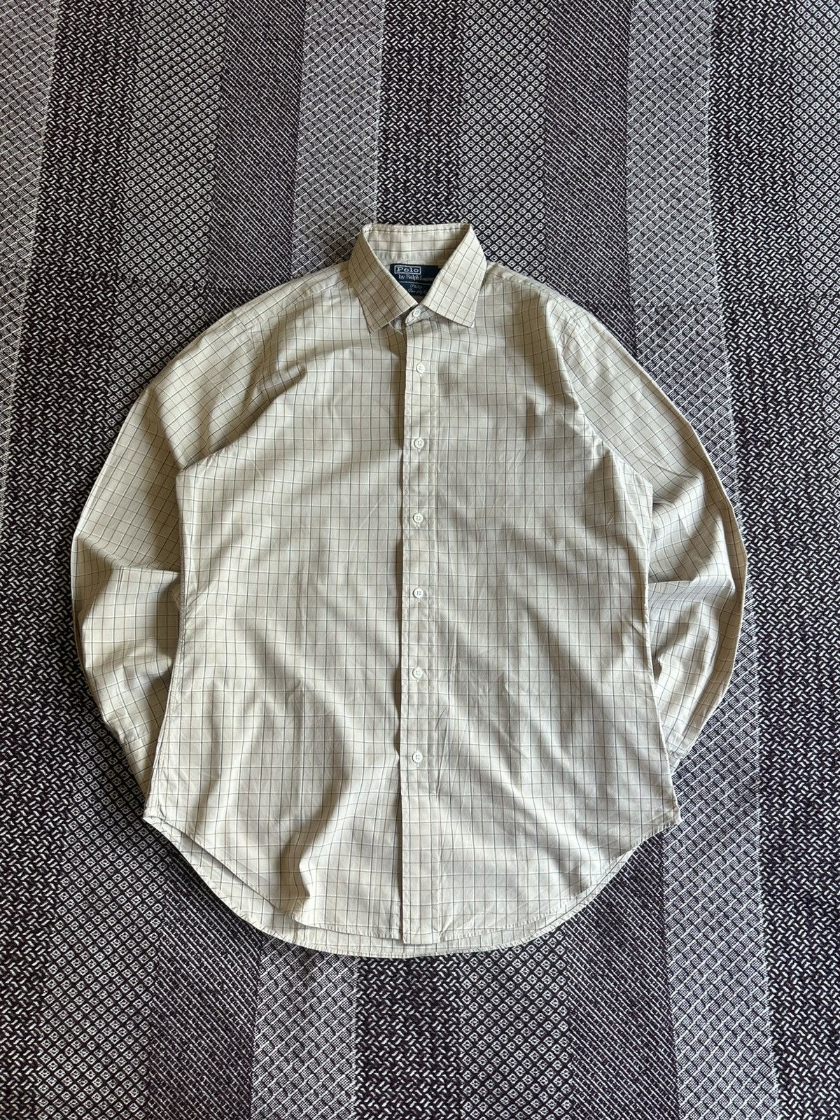 Polo Ralph Lauren Vintage Polo Ralph Lauren Two-ply Cotton Shirt Streetwear Size US S / EU 44-46 / 1 - 1 Thumbnail