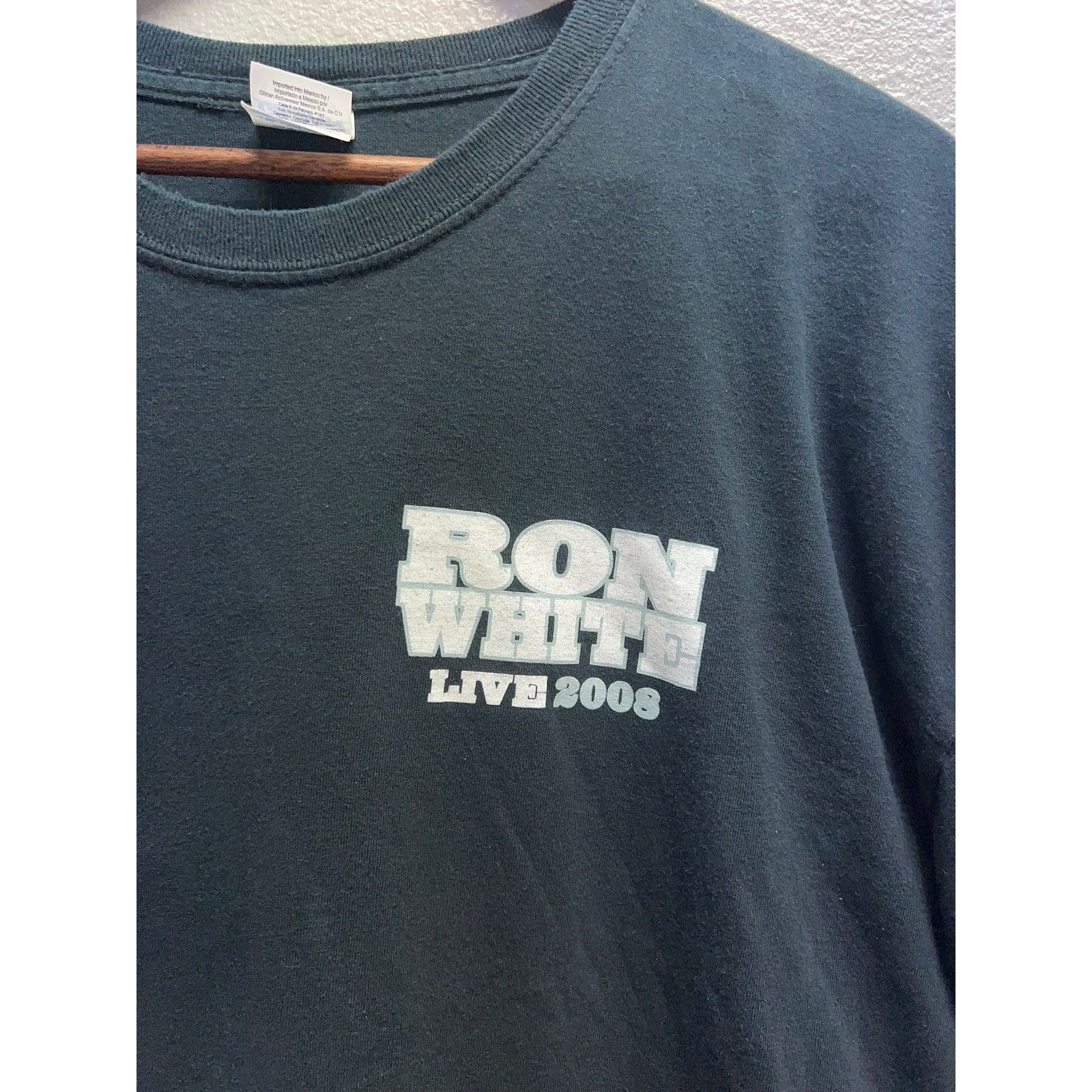 Gildan Ron White Shirt Comedy Comedian Tour Graphic Black Tee XL Size US XL / EU 56 / 4 - 2 Thumbnail