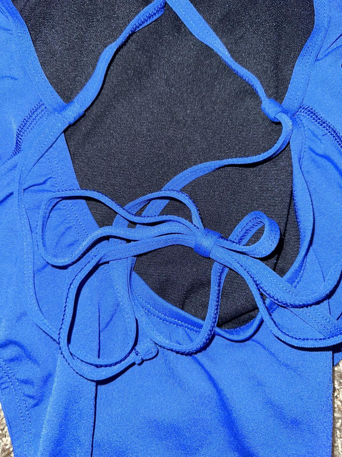 Nike Nike Swim Women's Lace-Up Tie-Back One-Piece Swimsuit Size ONE SIZE - 7 Thumbnail