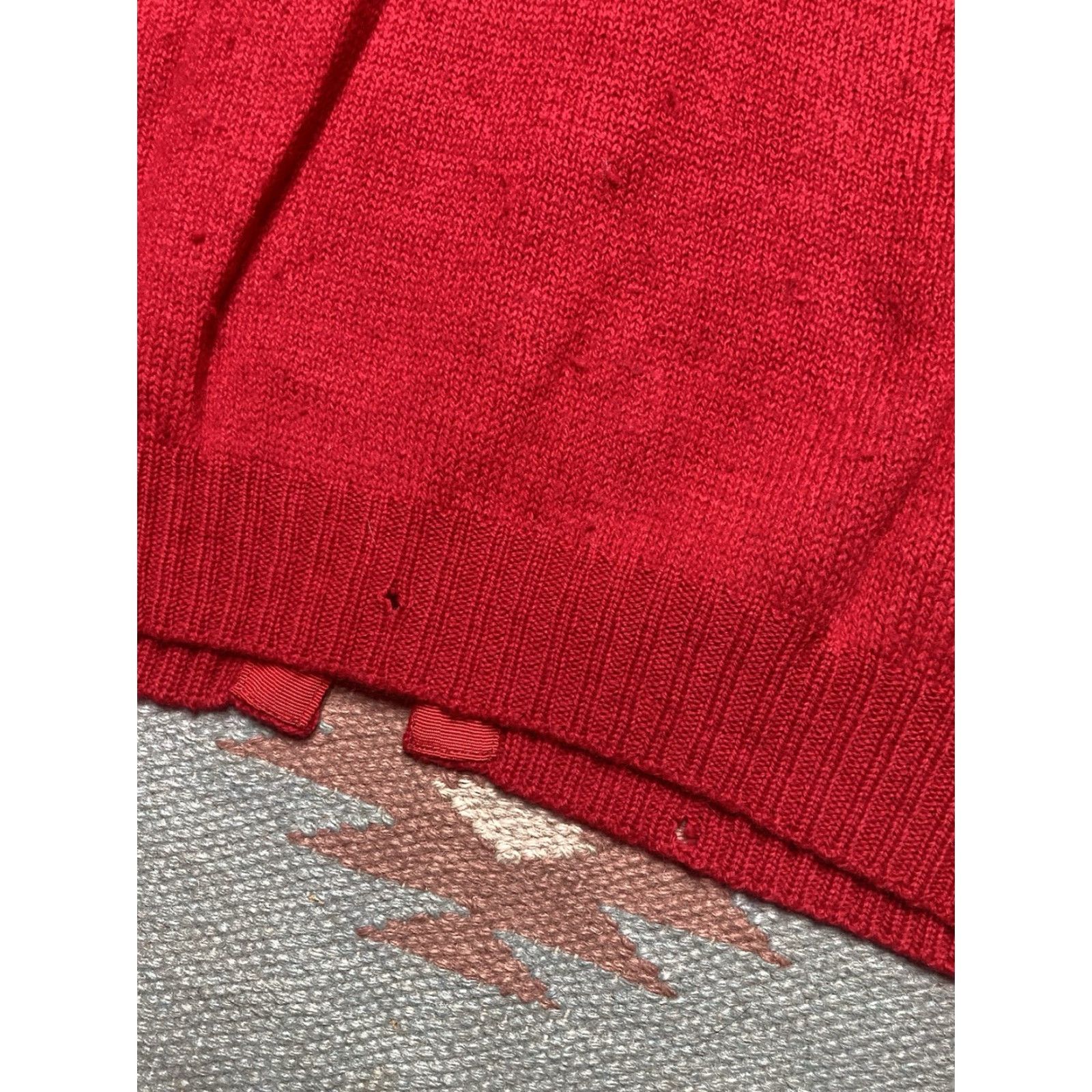 JCPenney VINTAGE 1950s JC penney Cardigan Wool Red Women’s Size 40 Cardigan Sweater Button Front Size S / US 4 / IT 40 - 7 Thumbnail