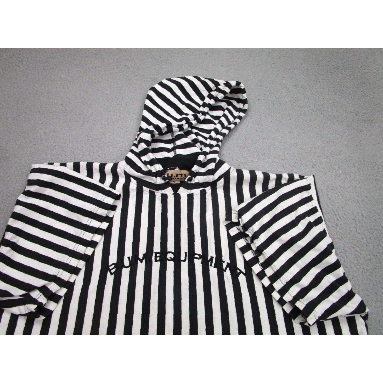 Vintage Beetlejuice 90s Mens XL Vintage Black White Striped Shirt Size US XL / EU 56 / 4 - 3 Thumbnail