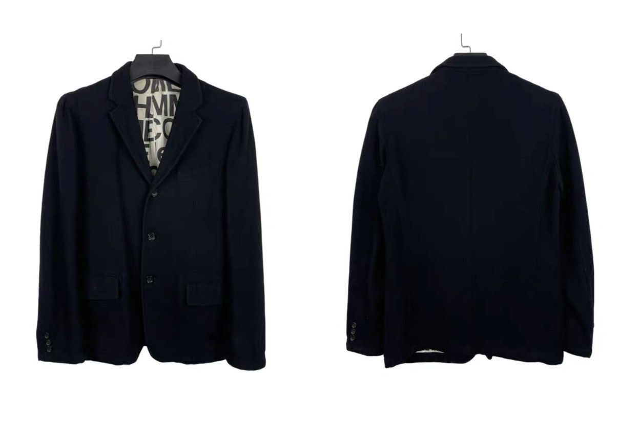 Comme des Garcons Homme Plus Comme des Garçons Homme Plus 05AW Reversible Wool Blazer J31 Size US S / EU 44-46 / 1 - 1 Thumbnail