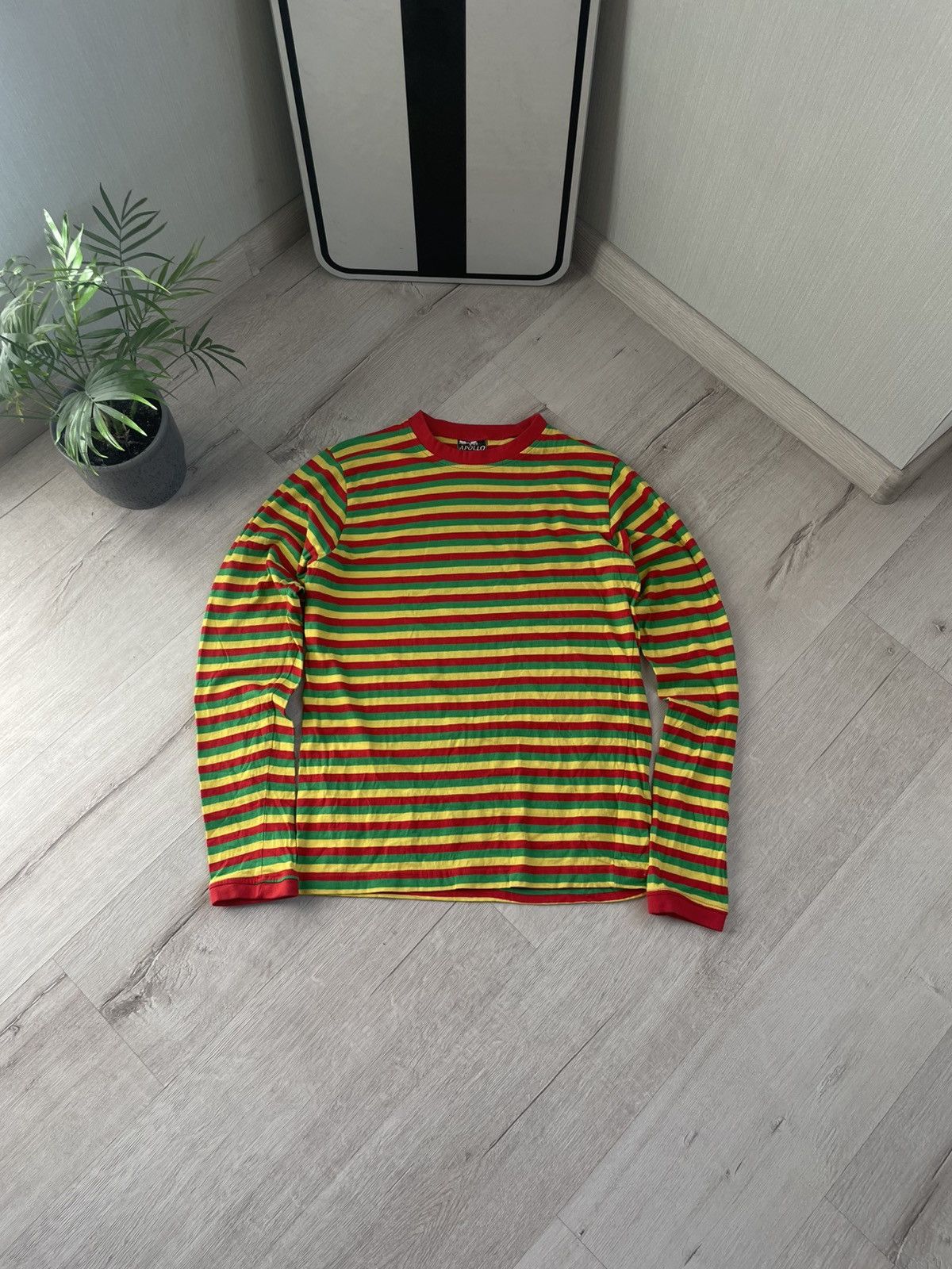 Hysteric Glamour × If Six Was Nine × Le Grande Bleu (L.G.B.) Crazy Y2k Stripped Longsleeve Jamaica Apollo Tee Size S / US 4 / IT 40 - 1 Thumbnail