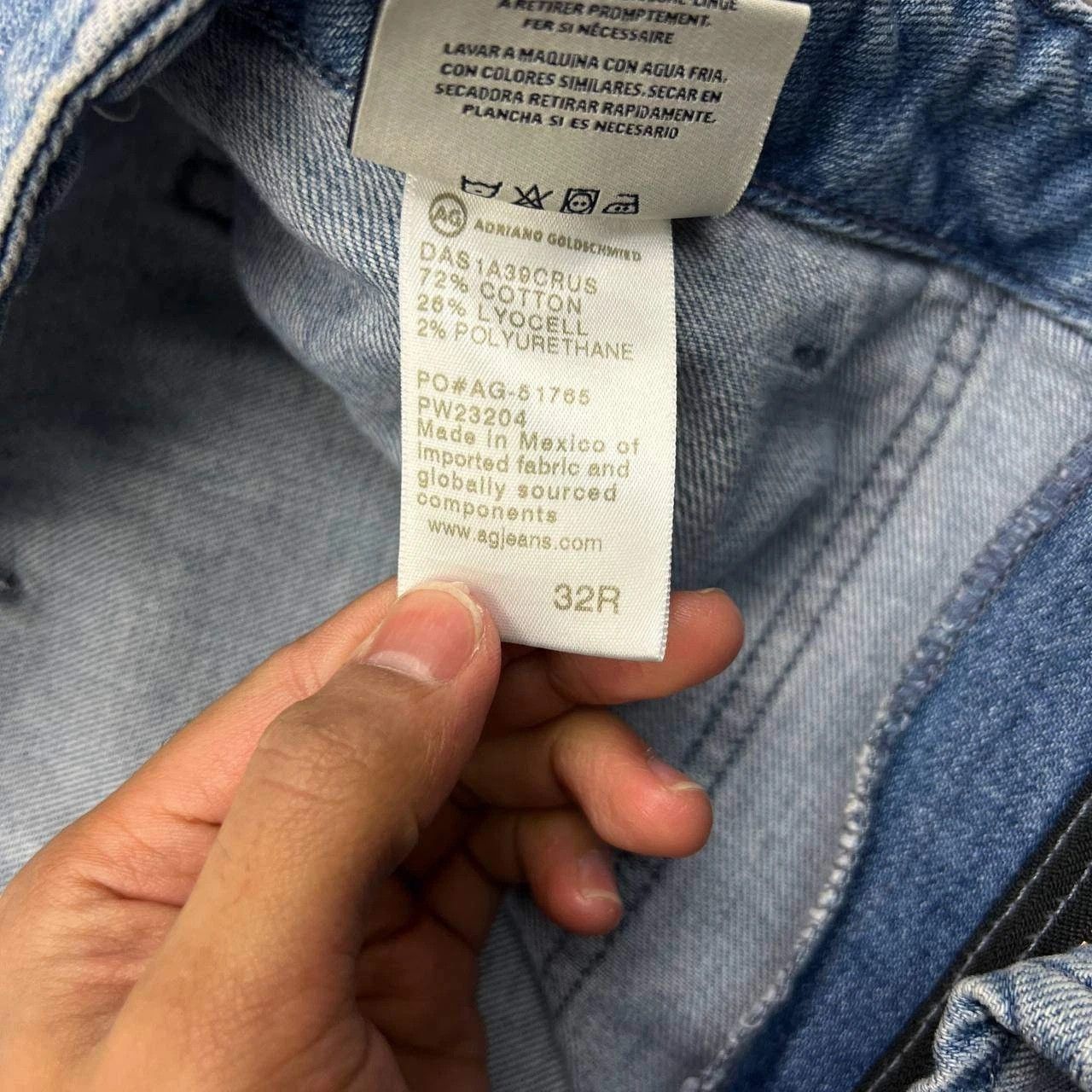 AG Adriano Goldschmied Adriano Goldschmied Caden Fatigue Jeans 32R Denim 36x27 Size 32" / US 10 / IT 46 - 8 Thumbnail