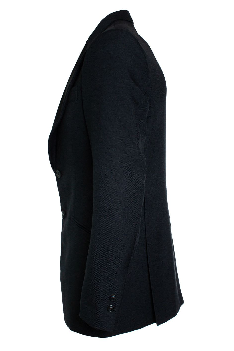 Maison Margiela Maison Margiela, Black single breasted blazer Size 50R - 2 Thumbnail