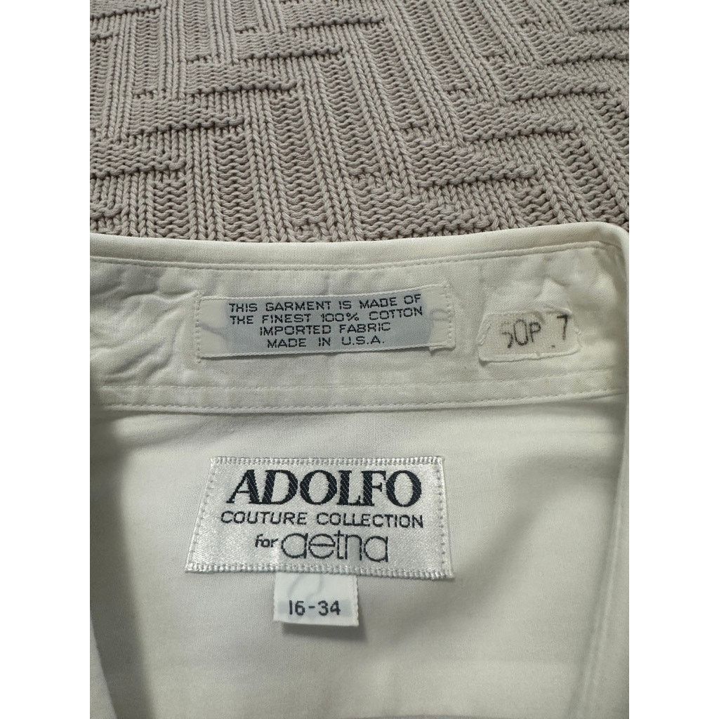 Other Adolfo white tux shirt size 16 Size US L / EU 52-54 / 3 - 5 Thumbnail