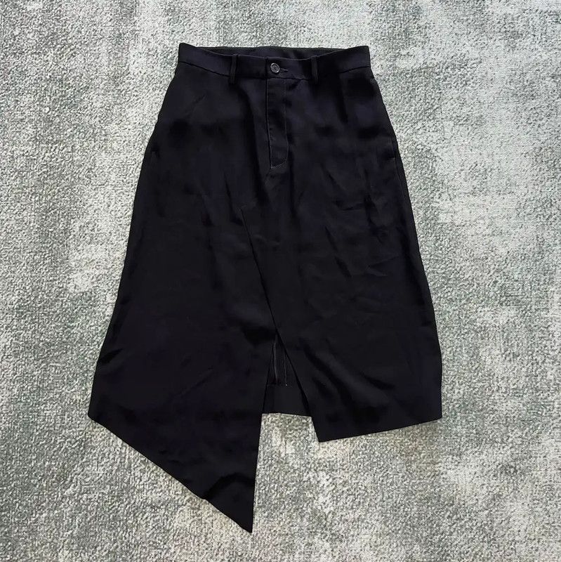 Maison Margiela Maison Margiela Black Cotton Embroidered Skirt 0089 Size 22" - 1 Thumbnail