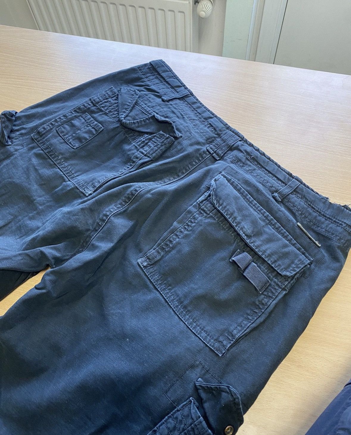 Hysteric Glamour × Japanese Brand × Junya Watanabe Vintage Multi-pocket Junya Watanabe Style Cargo Pants Size US 32 / EU 48 - 3 Thumbnail