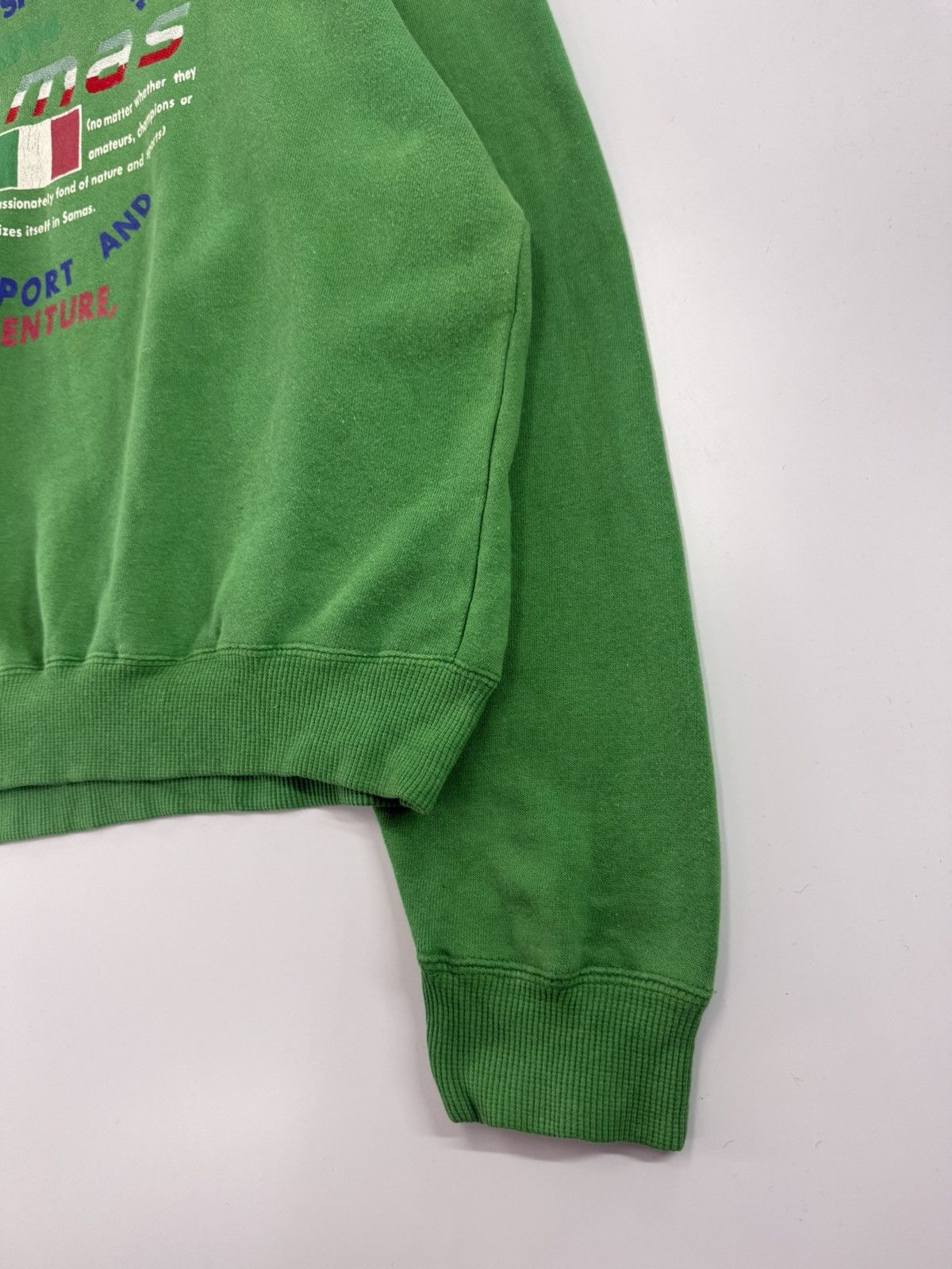 Salem Sportswear 🔥 Italian Samas Sports Baggy Fit Distressed Sweatshirt Size US L / EU 52-54 / 3 - 2 Thumbnail