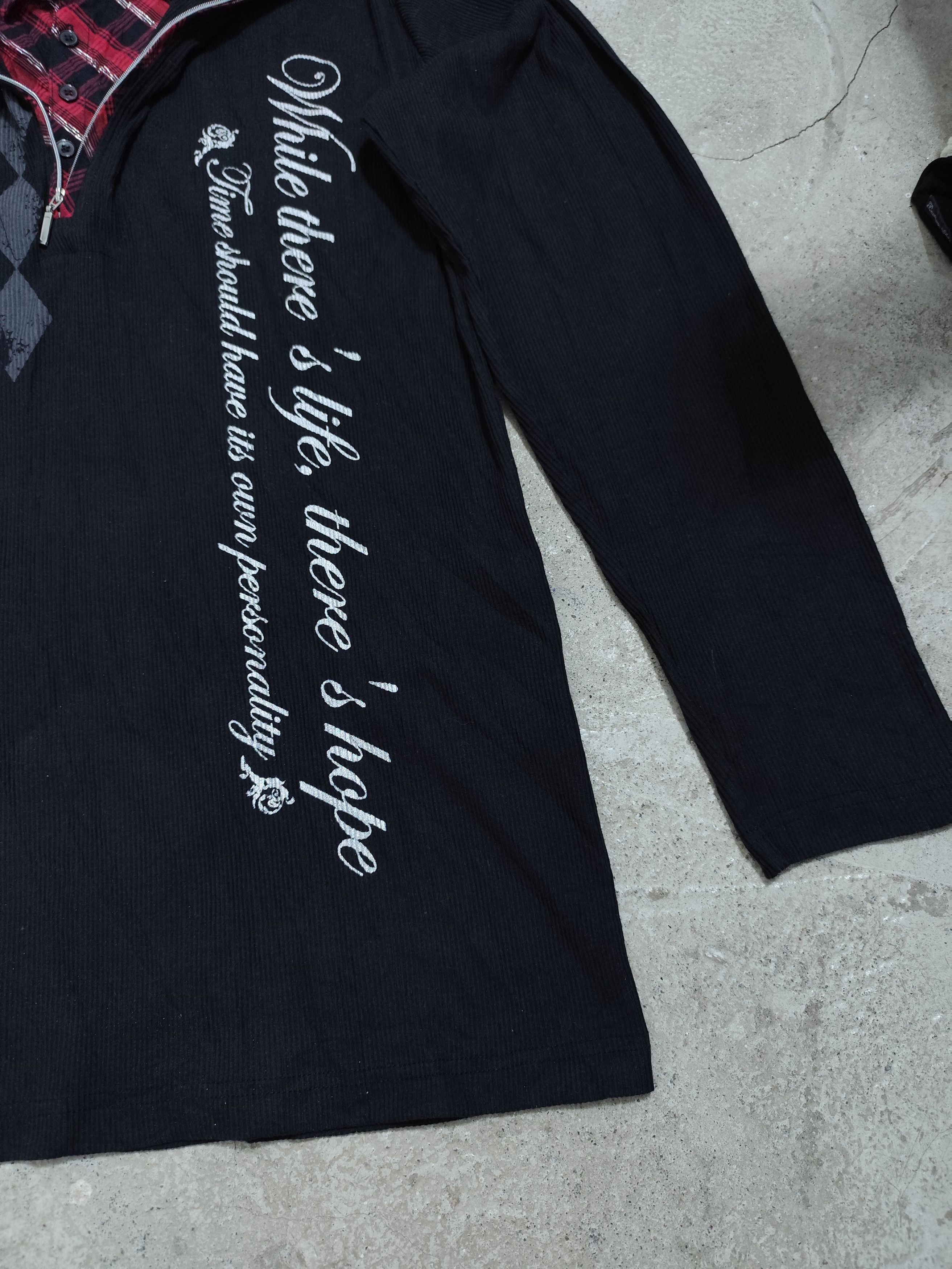 If Six Was Nine Ifsixwasnine style mind games gothic poem collar zip/buttons Size US L / EU 52-54 / 3 - 5 Thumbnail