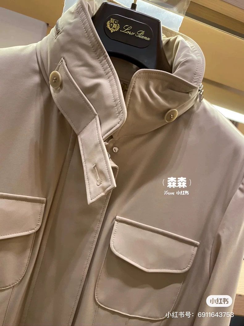 Loro Piana LORO PIANA Classic khaki traveler four pocket jacket for w Size L / US 10 / IT 46 - 7 Thumbnail