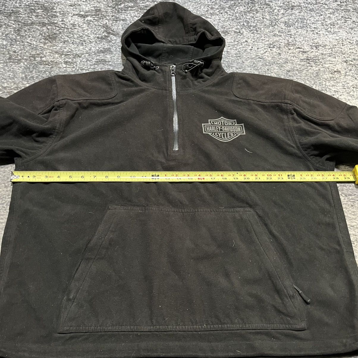 Harley Davidson VINTAGE HARLEY DAVIDSON BIKER LOGO WEATHERPROOF 1/4 JACKET Size US XL / EU 56 / 4 - 9 Thumbnail