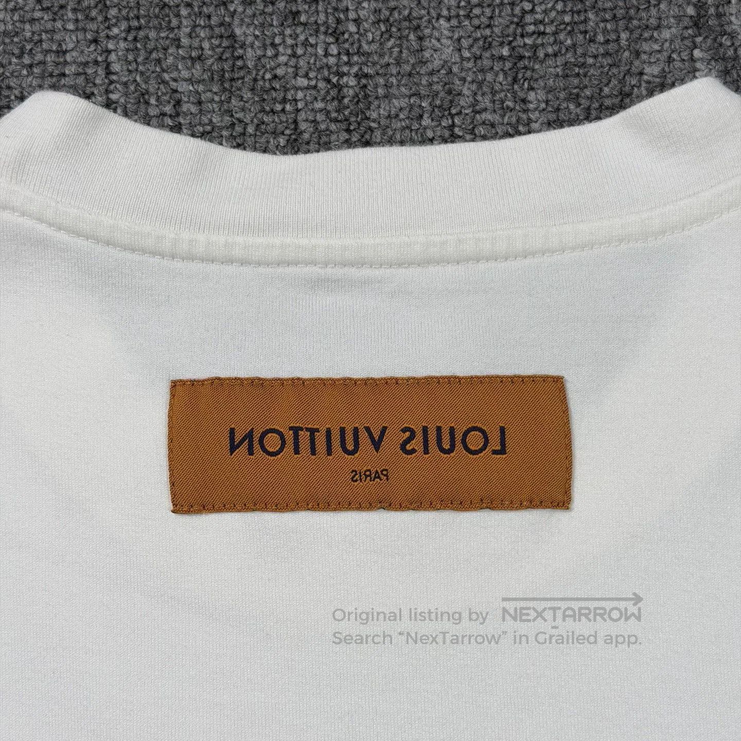Louis Vuitton LV 25 White Embossed Logo T-shirt. Size US M / EU 48-50 / 2 - 8 Thumbnail