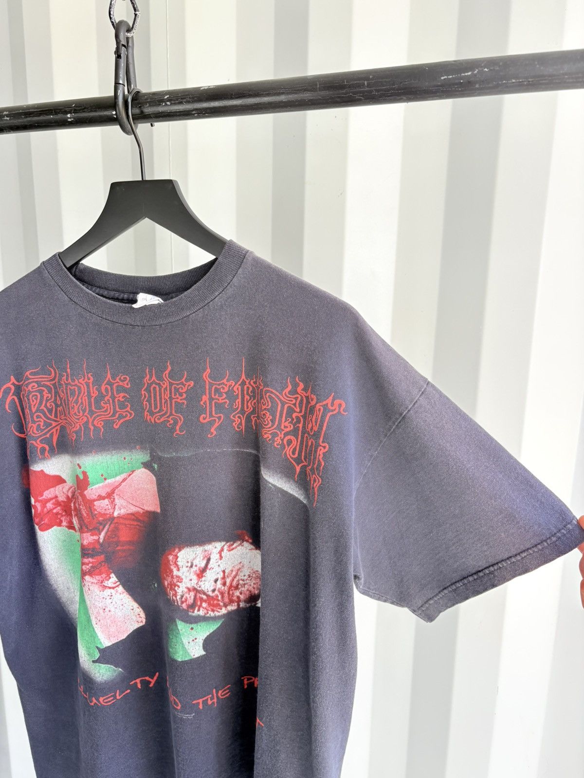 Band Tees Vintage Cradle Of Filth Priest Shirt GRUNGE Band Size US XL / EU 56 / 4 - 4 Thumbnail