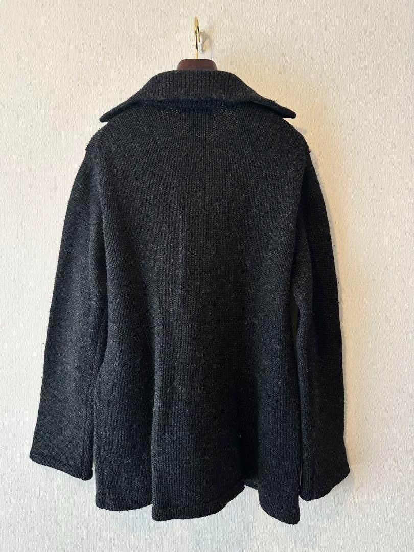 Yohji Yamamoto Yohji Yamamoto Wool Knit Jacket Size US L / EU 52-54 / 3 - 5 Thumbnail