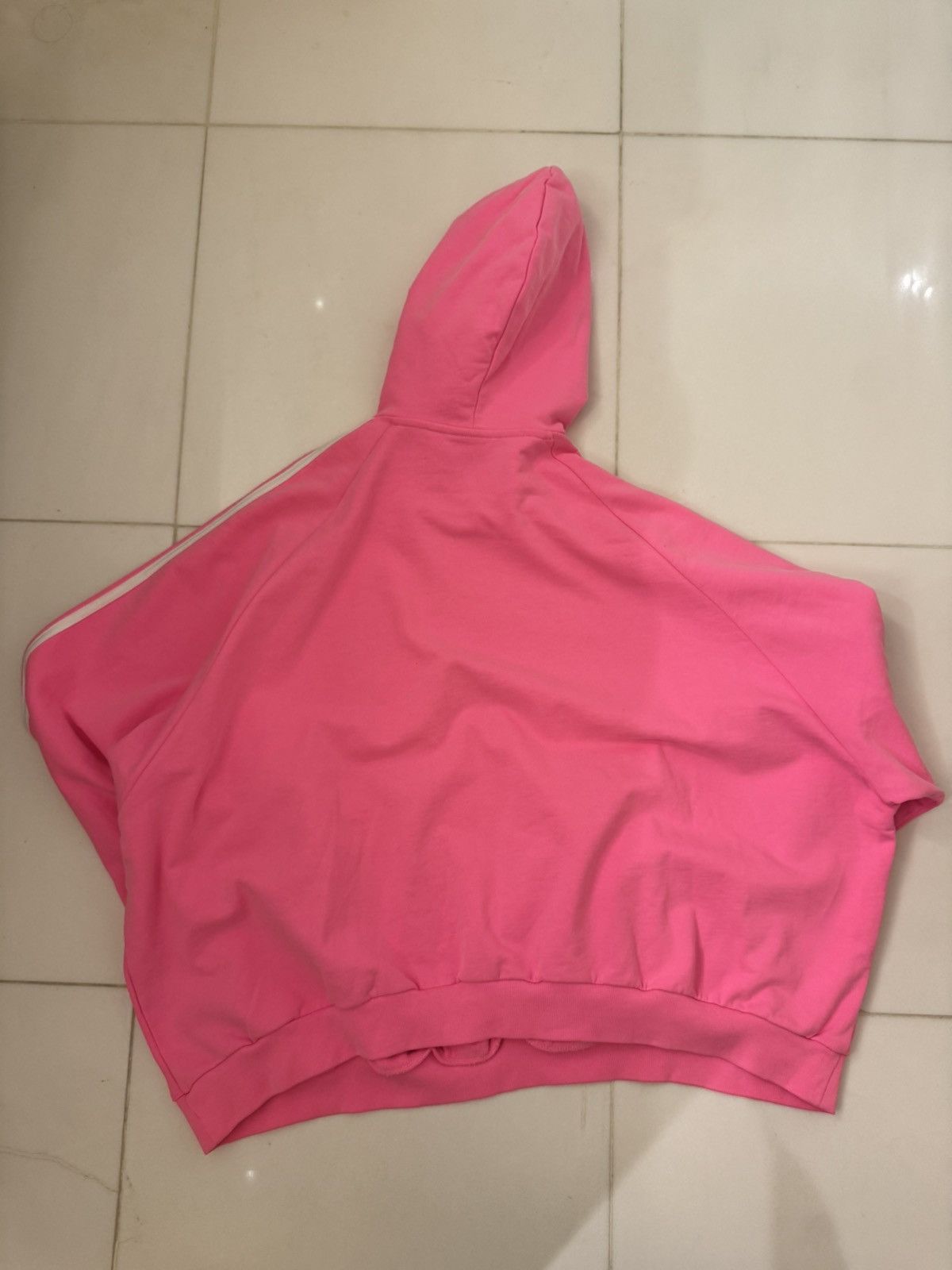 Balenciaga Balenciaga Pink Adidas Hoodie Size US L / EU 52-54 / 3 - 2 Thumbnail