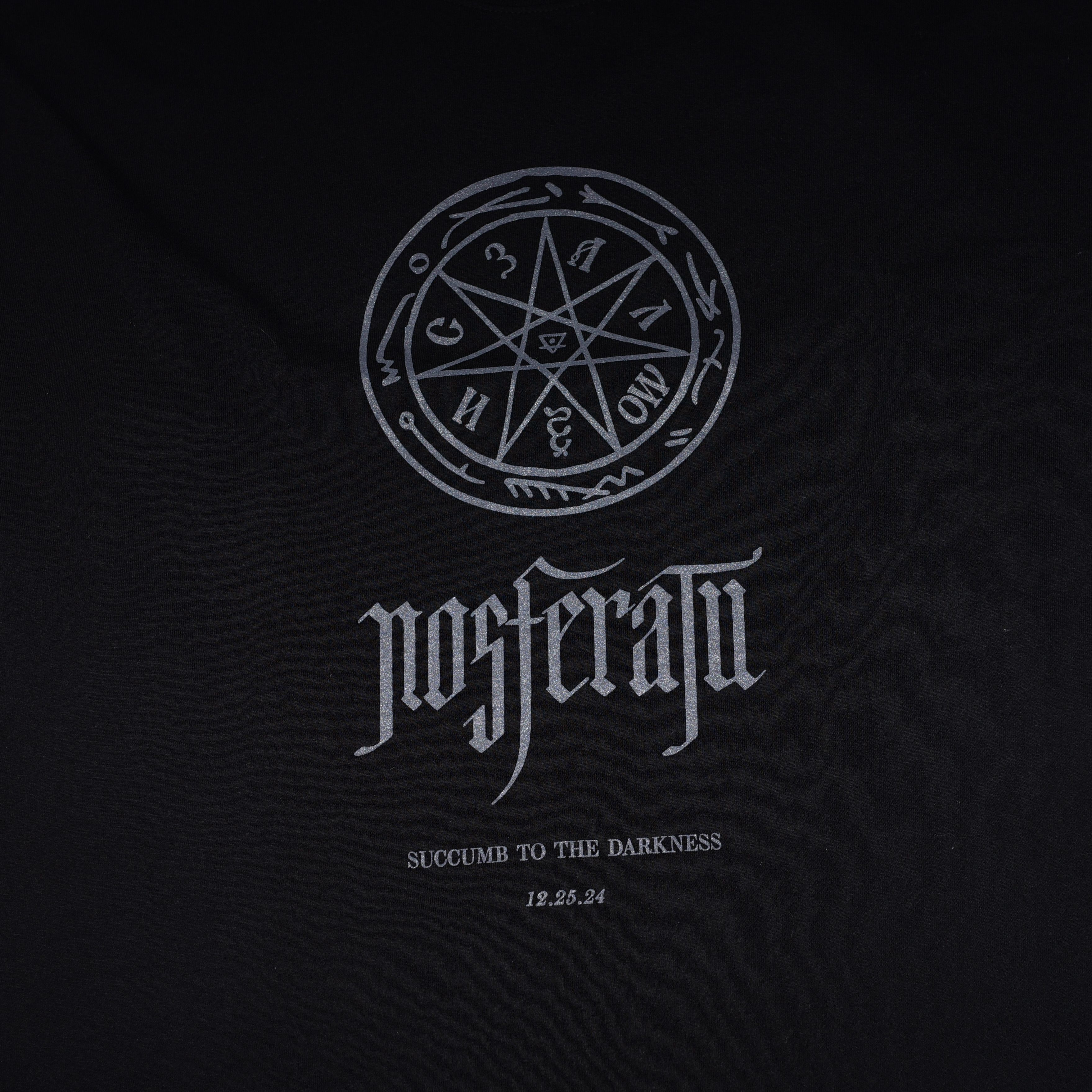 Los Angeles Apparel Nosferatu Count Orlok Sigil Long Sleeve Tee by Cinegogoue Size US XL / EU 56 / 4 - 4 Thumbnail