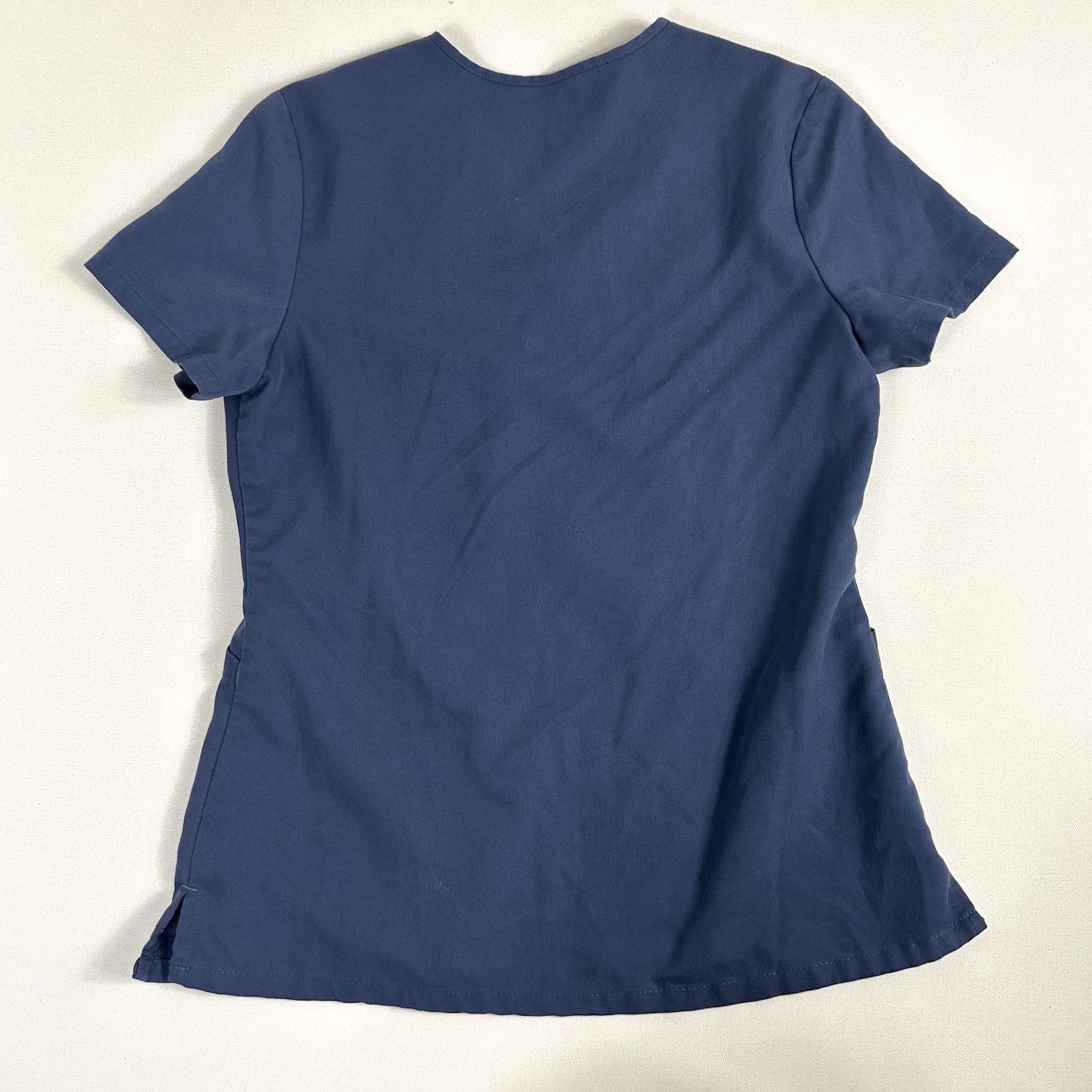Vintage FIGS Scrub Top Shirt Women’s XS V Neck Blue Technical Collection Blue Size XS / US 0-2 / IT 36-38 - 2 Thumbnail