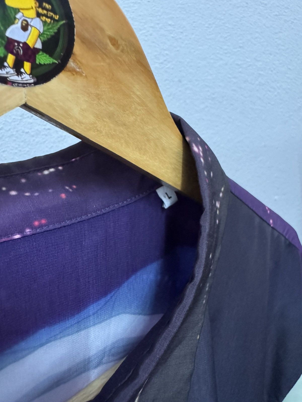 Anime × Japanese Brand Neon Genesis Evangelion full print button up shirt Size US L / EU 52-54 / 3 - 6 Thumbnail
