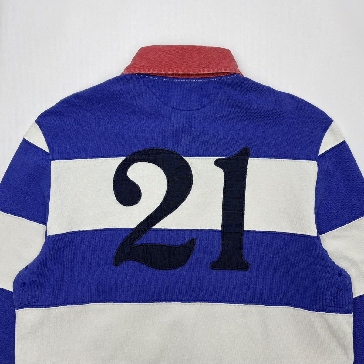 Polo Ralph Lauren Vintage Polo Ralph Lauren Striped Regby Long sleeve Size US M / EU 48-50 / 2 - 15 Thumbnail