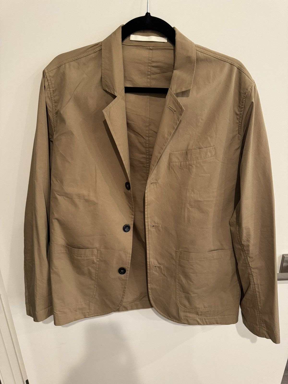 image of Norse Projects Suit Light Jacket in Khaki, Men's (Size Small)