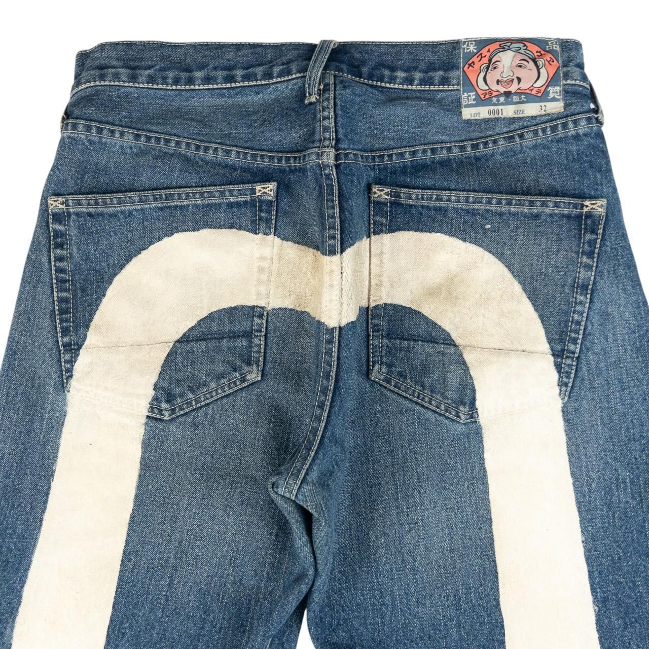 Evisu Evisu Painted Daicock Japanese Denim Jeans Size W32 Size US 32 / EU 48 - 4 Thumbnail