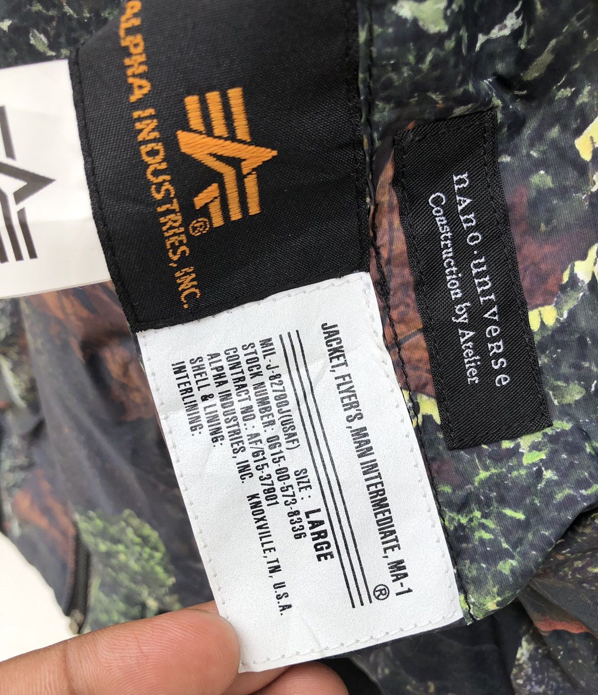 Alpha Industries ALPHA INDUSTRIES x nano universe reversible Bomber Jacket Size US L / EU 52-54 / 3 - 20 Thumbnail