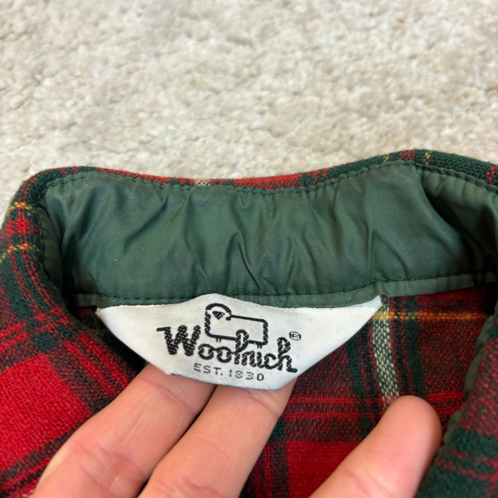 Vintage × Woolrich Woolen Mills Vintage 70s 80s Woolrich Wool Flannel Button Up Shirt Mens S Size US S / EU 44-46 / 1 - 4 Thumbnail