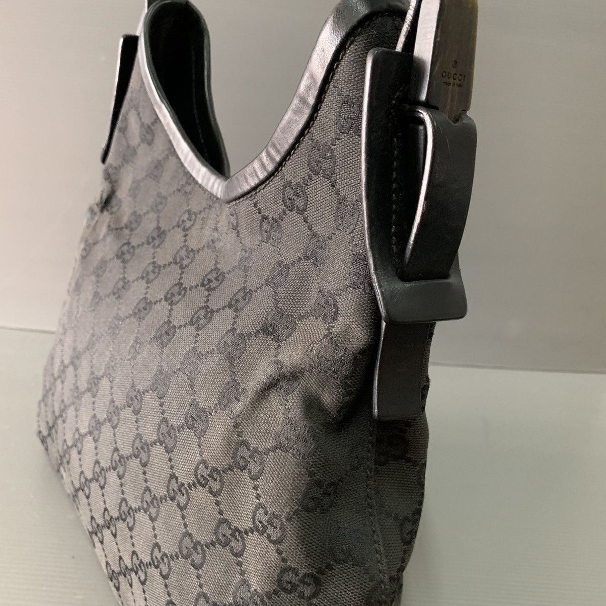 Gucci Gucci Monogram Black Hobo Bag Size ONE SIZE - 8 Thumbnail