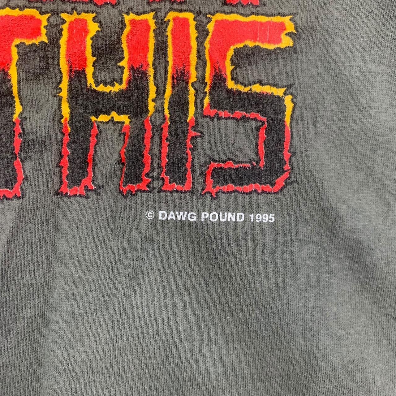 Vintage Vintage 1995 DAWD POUND ROTTWEILER Hip Hop Rap Tee Shirt Size US M / EU 48-50 / 2 - 8 Thumbnail