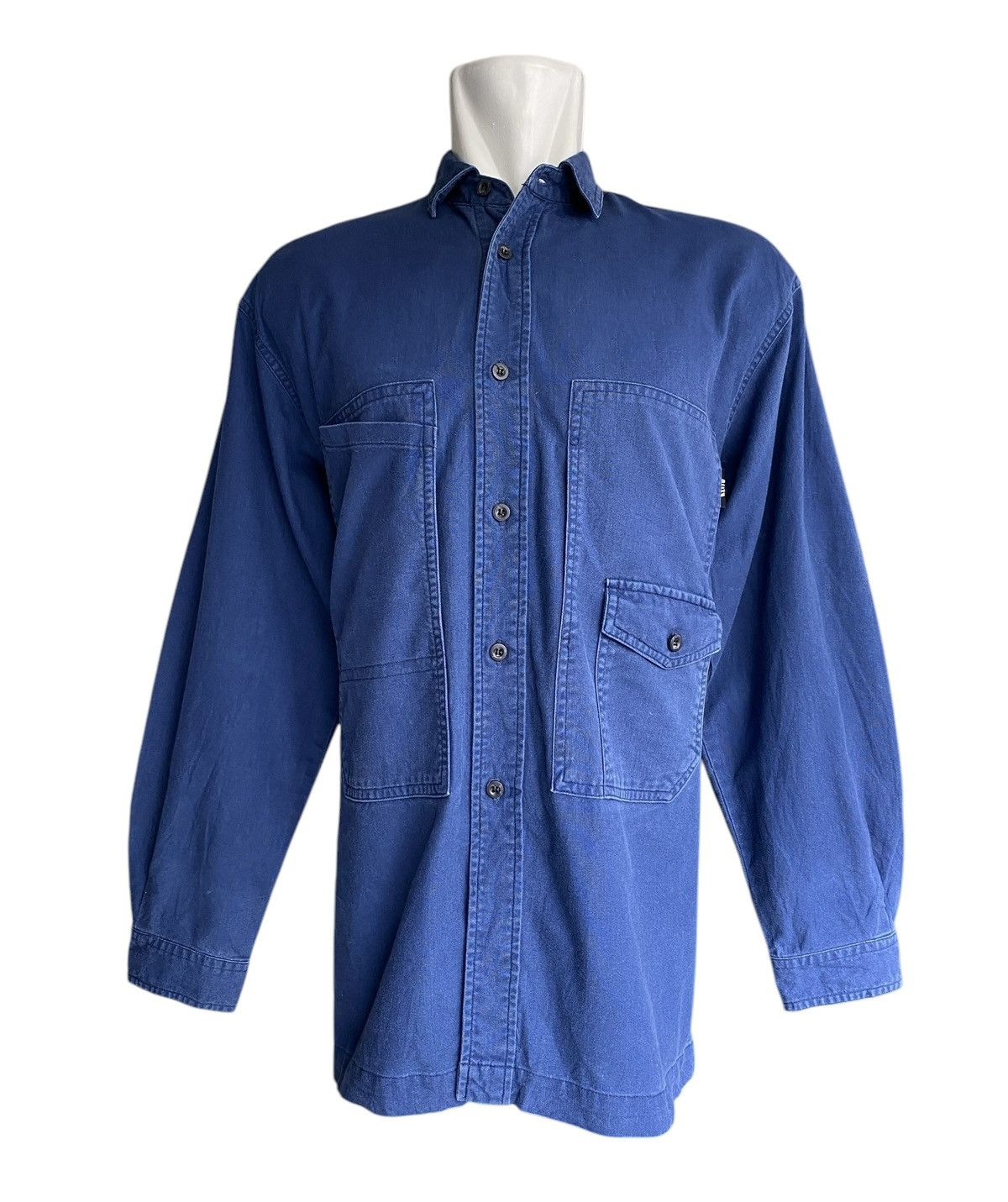 Vintage Rare AZITO Work Wear Button Shirt Size US L / EU 52-54 / 3 - 1 Thumbnail