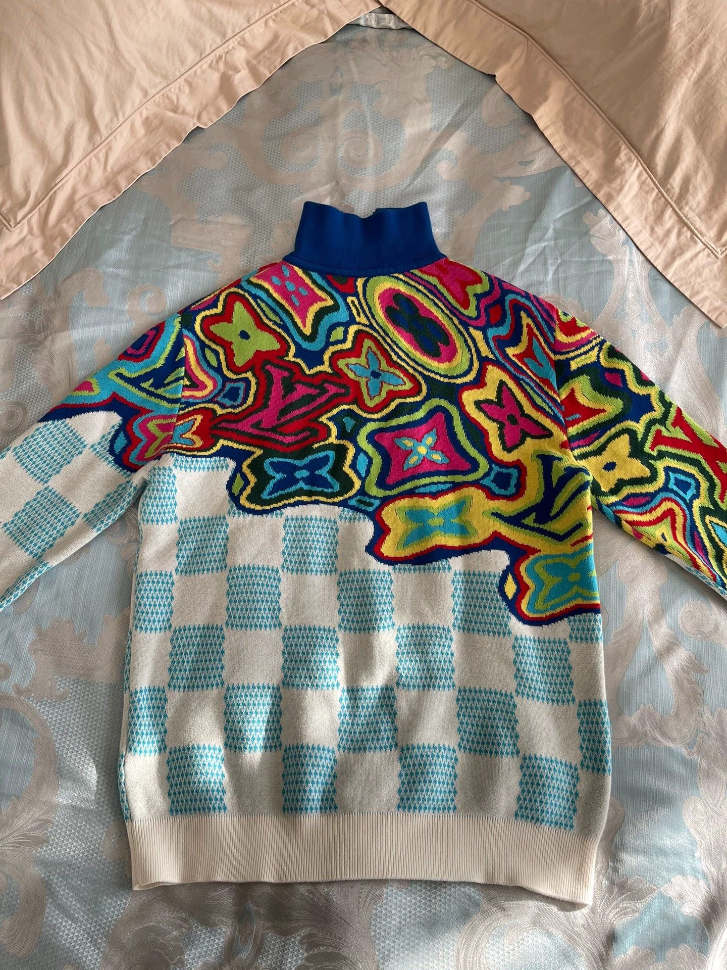 Louis Vuitton LV Turtleneck Sweater All-Over Logo Checkerboard Monogram S Size US S / EU 44-46 / 1 - 4 Thumbnail