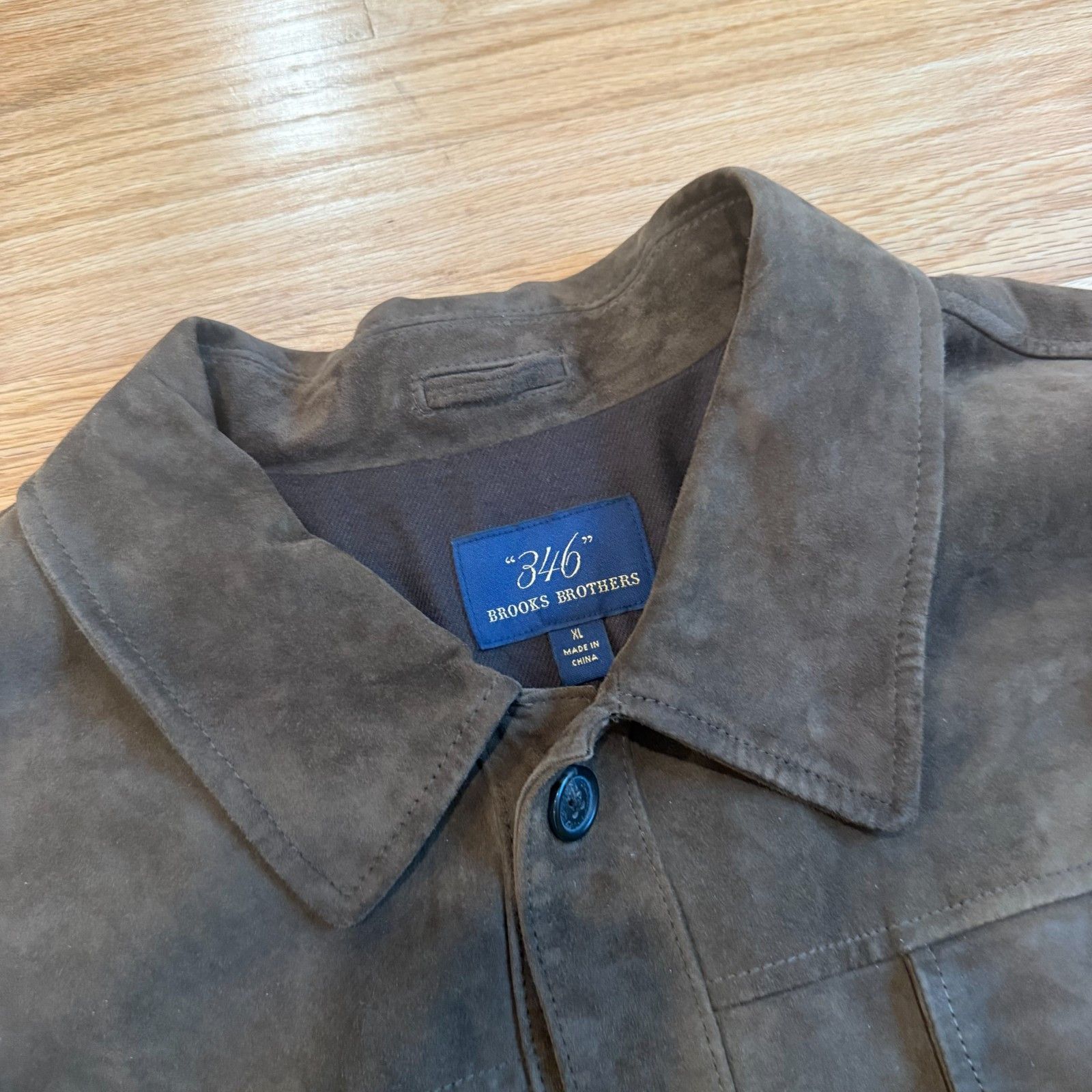 Brooks Brothers Brooks Brothers Chocolate Suede Lined Chore Coat XL Size US XL / EU 56 / 4 - 8 Thumbnail