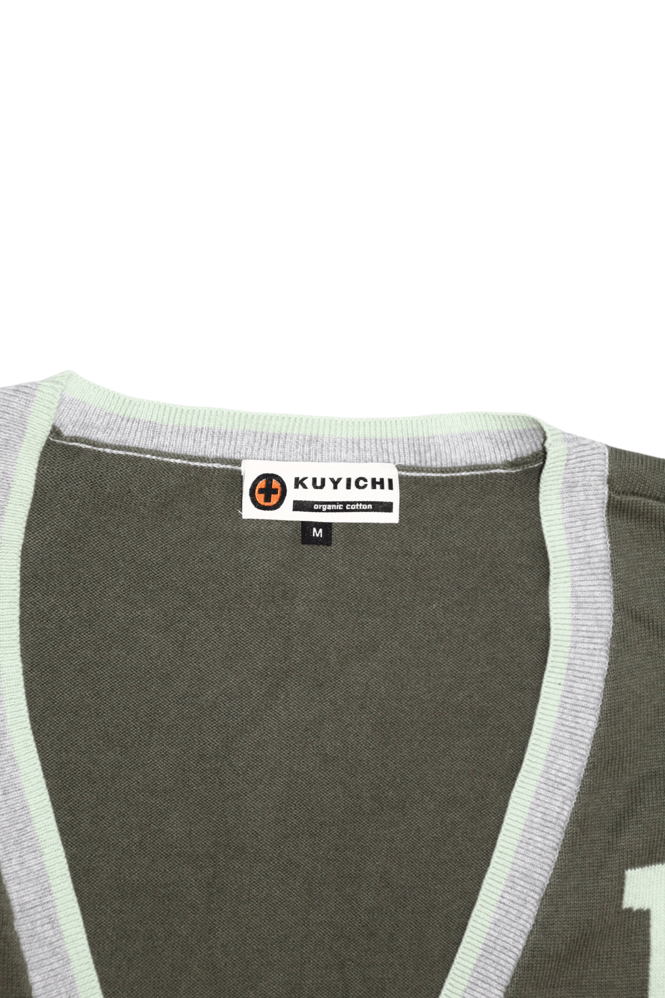 Japanese Brand Kuyichi Logo Embroidery Organic Cotton Buttons Cardigan Size L / US 10 / IT 46 - 3 Thumbnail