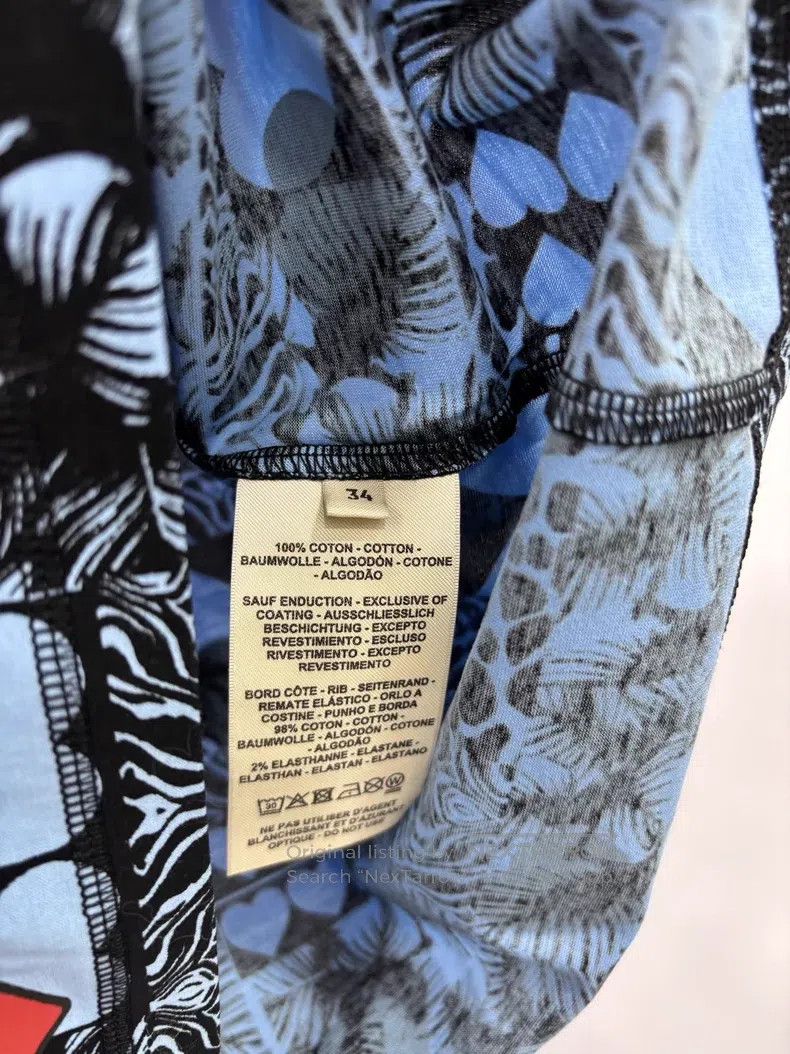 Hermes Hermes Cotton Round Neck Heart Printed T-shirt Size XXS / US 00 / IT 34 - 4 Thumbnail