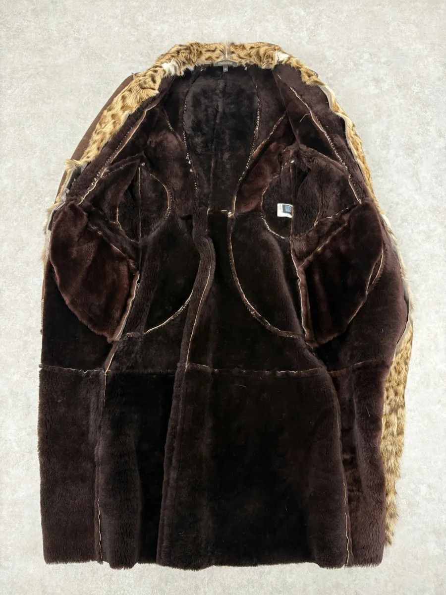 Roberto Cavalli FW2006 Roberto Cavalli Long Hybrid Brown Fur Python Leather Jacket Size XS / US 0-2 / IT 36-38 - 7 Thumbnail