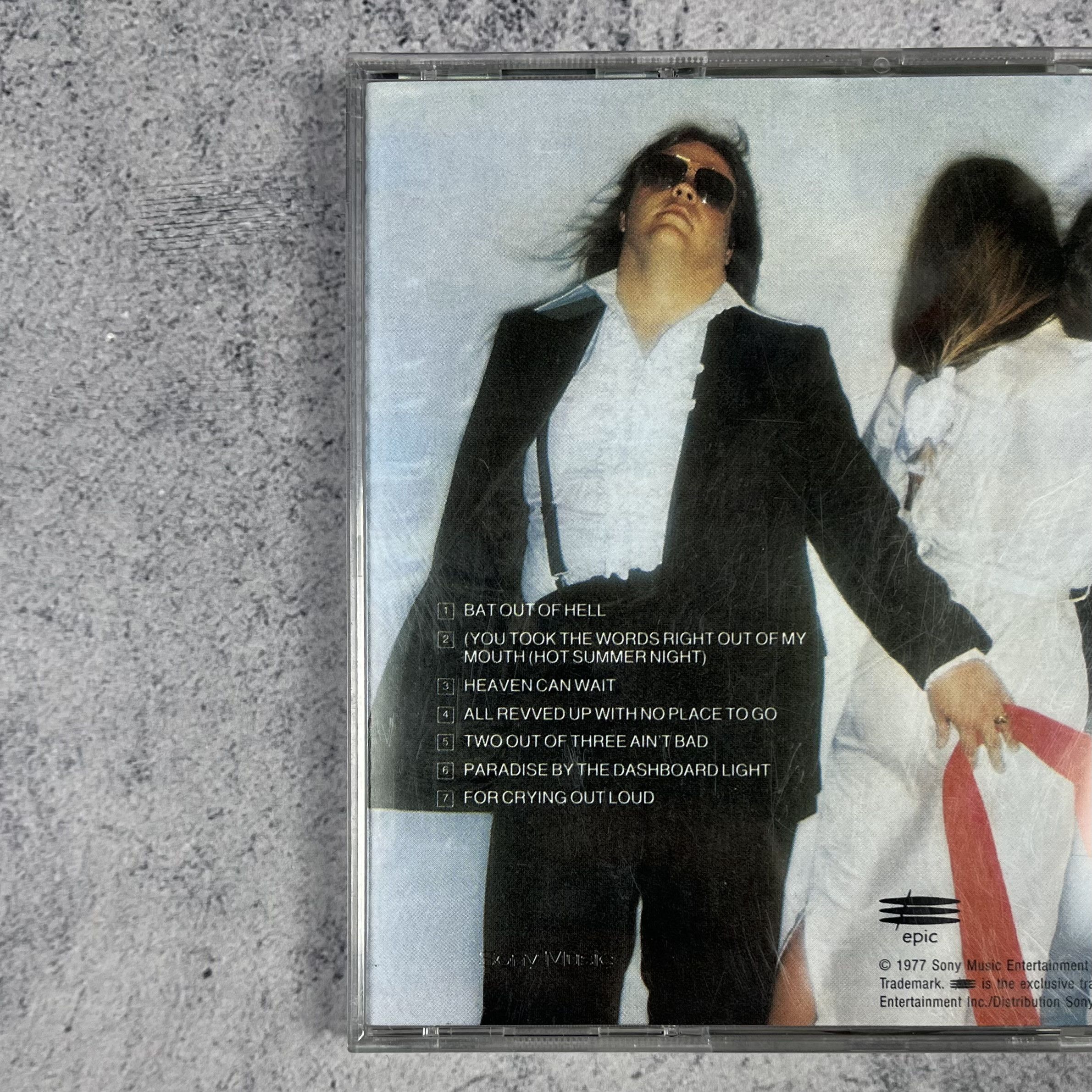 Vintage Vintage Meat Loaf “Bat Out Of Hell” CD Disk 1990’s Size ONE SIZE - 6 Thumbnail