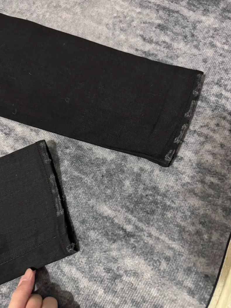 Saint Laurent Paris Saint Laurent Paris Coated waxed distressed denim pants Size US 29 - 6 Thumbnail