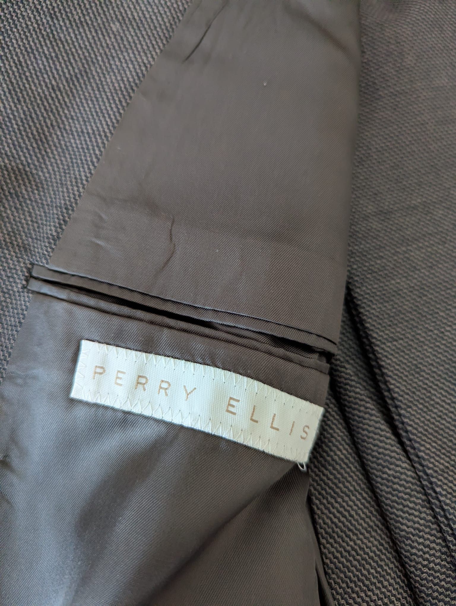 Perry Ellis Vintage Perry Ellis Suit Size 42L - 2 Thumbnail