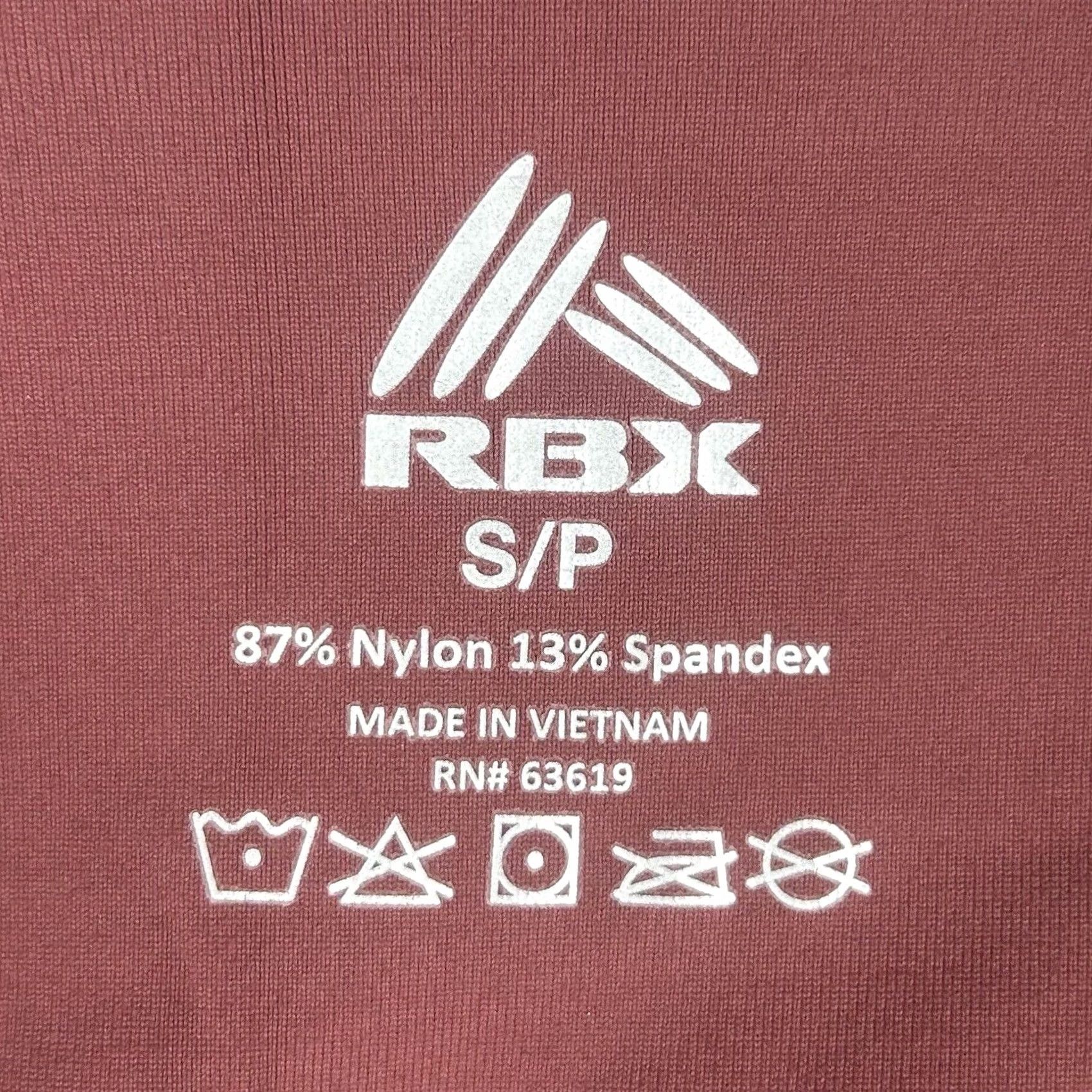 Vintage RBX Activewear Leggings Ankle Size S Women Nylon Spandex Side Pocket Stretch Size 32" / US 10 / IT 46 - 2 Thumbnail
