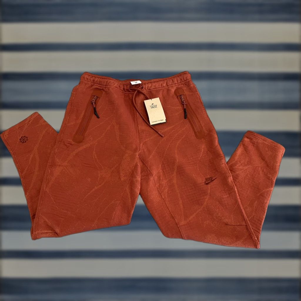 Nike Nike Therma-Fit ADV Tech Pack Fleece Joggers Sweat Pants Mens Small NWT Brown/Orange Jogger Activewear Redesign 90s? Size US 29 - 1 Thumbnail