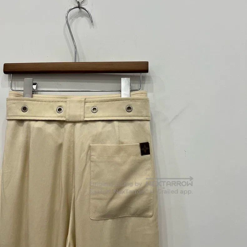 Louis Vuitton Louis Vuitton Belted presbyopic slacks pants Size US 36 / EU 52 - 3 Thumbnail