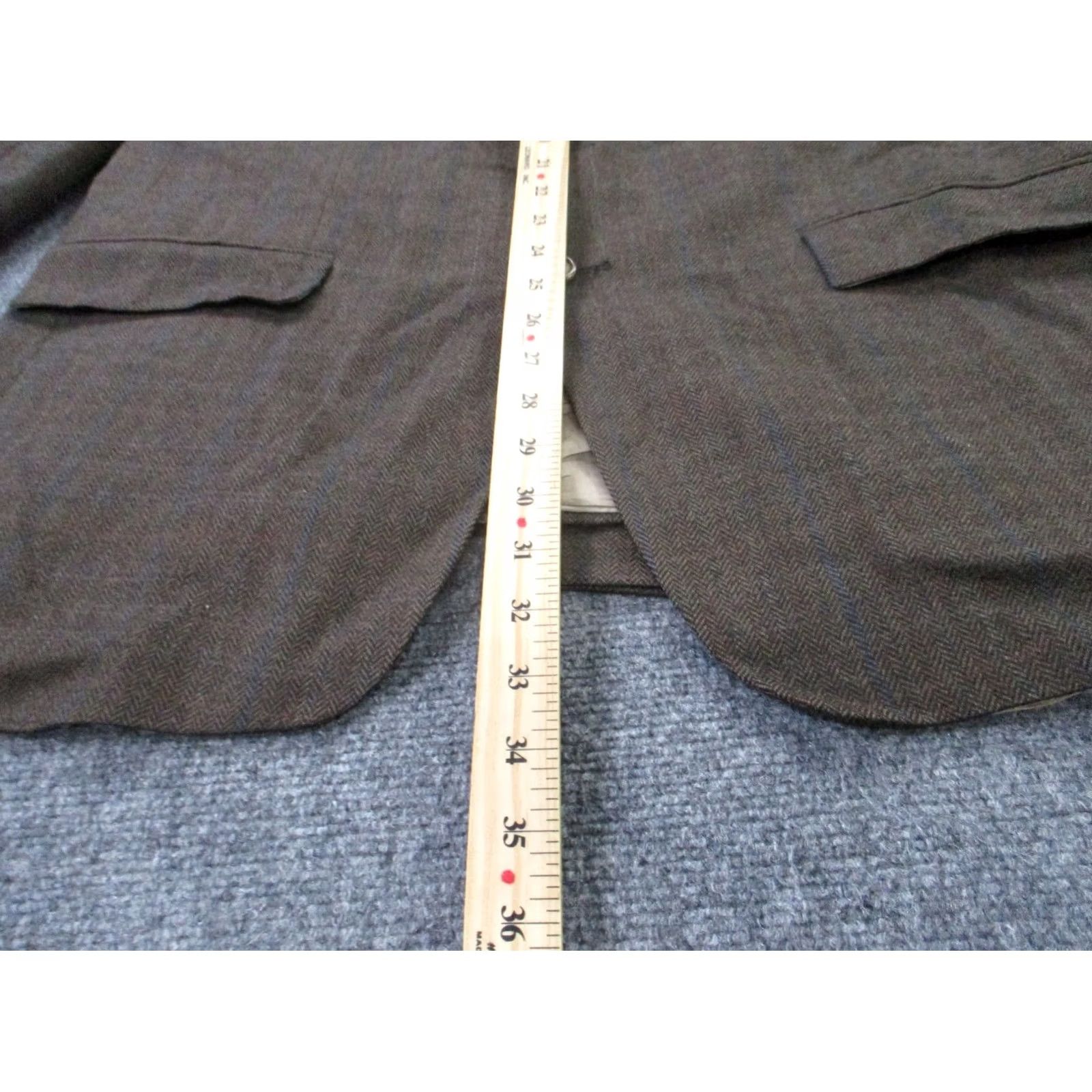 Ralph Lauren Ralph Lauren Jacket Mens 43R Brown Wool Sport Blazer Coat Business Lord Taylor Jacket Mens 43 Brown Wool Sports Blazer Size 46R - 4 Thumbnail