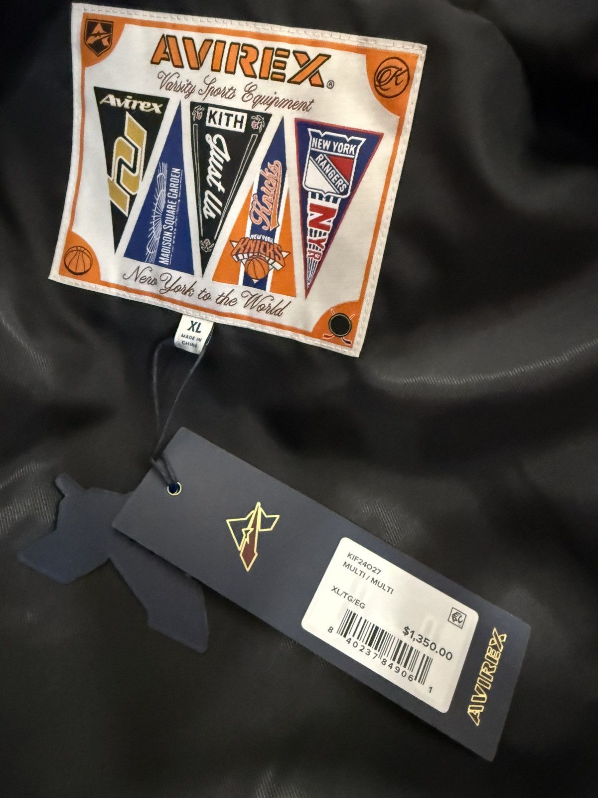 Avirex × Kith Kith x Avirex New York Knicks / Rangers Jacket Size XL Size US XL / EU 56 / 4 - 7 Thumbnail